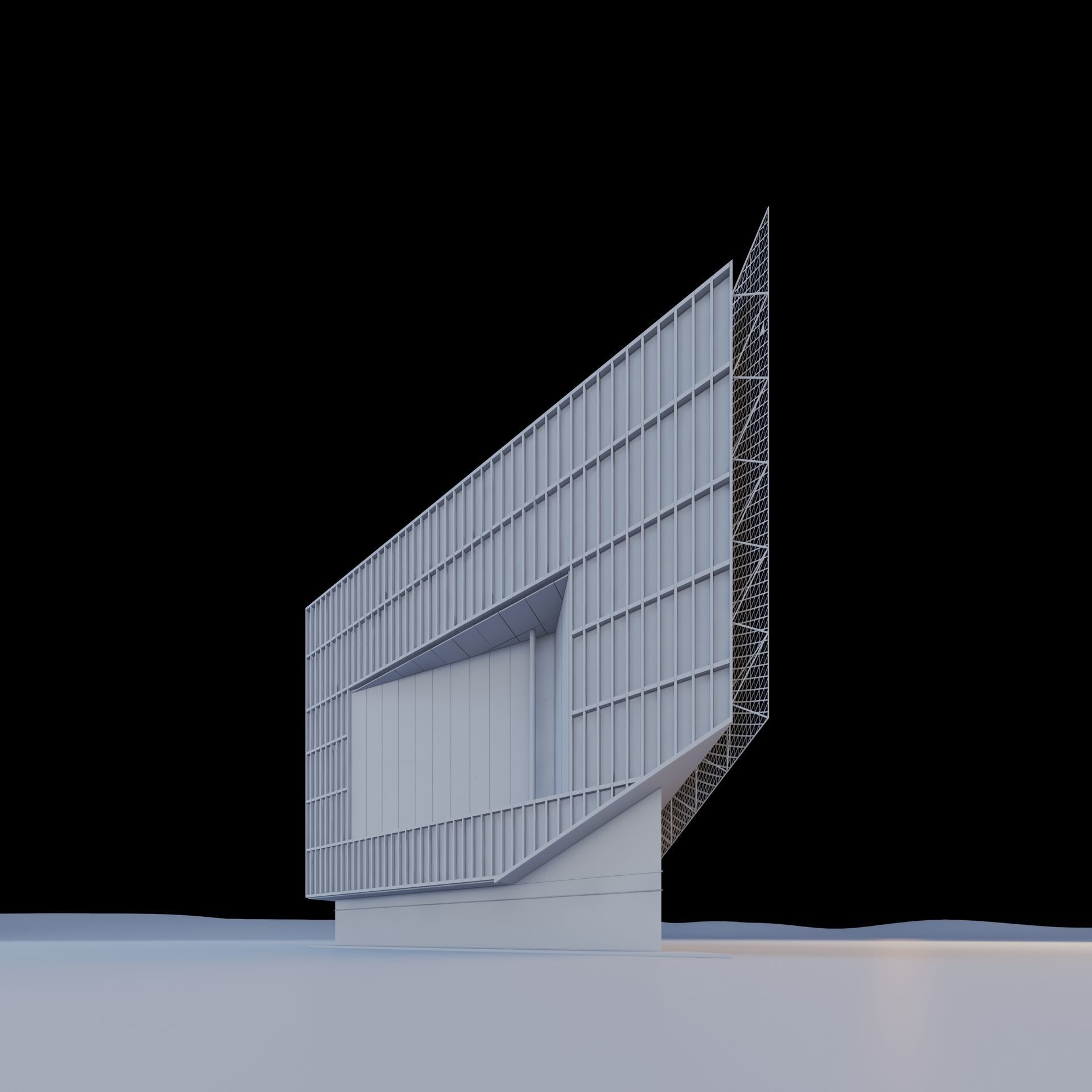 Office Building Archviz 3D model | CGTrader