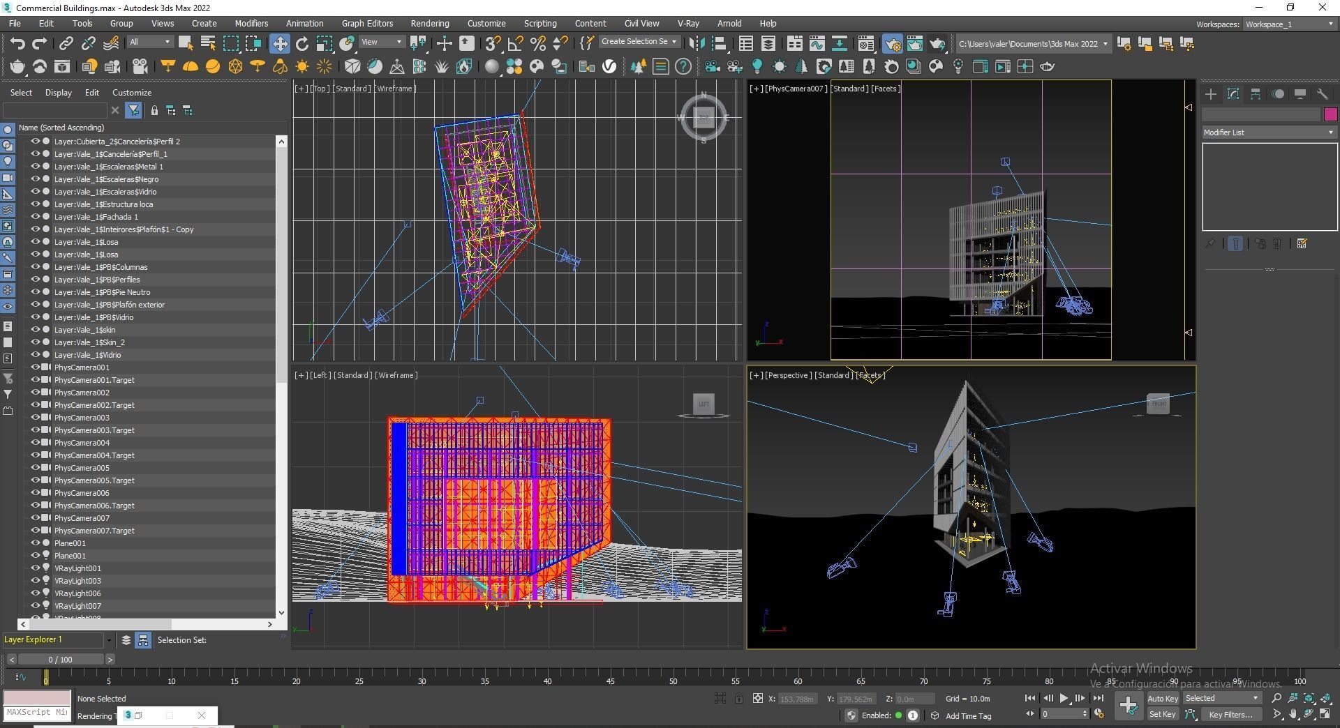 Office Building Archviz 3D model | CGTrader
