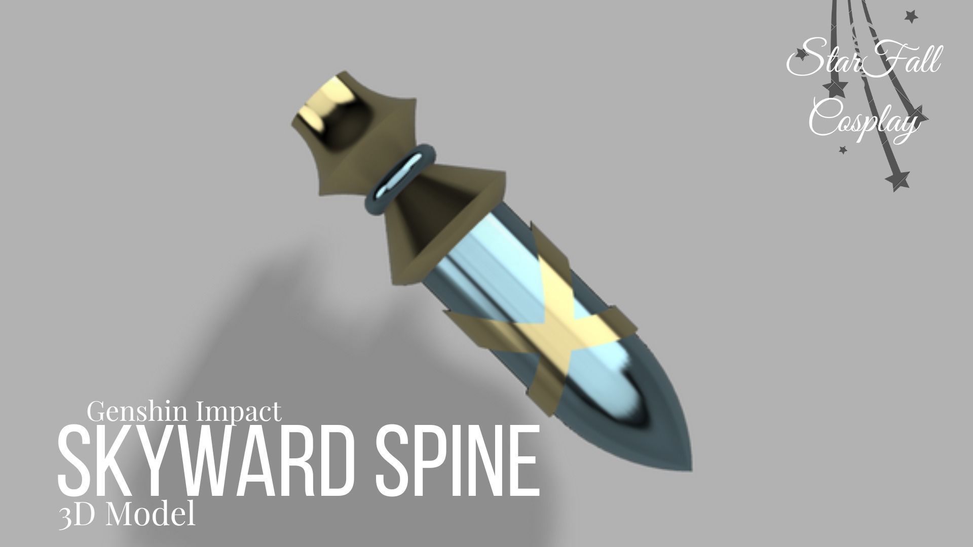 Skyward Spine Genshin Impact 3D model 3D printable CGTrader