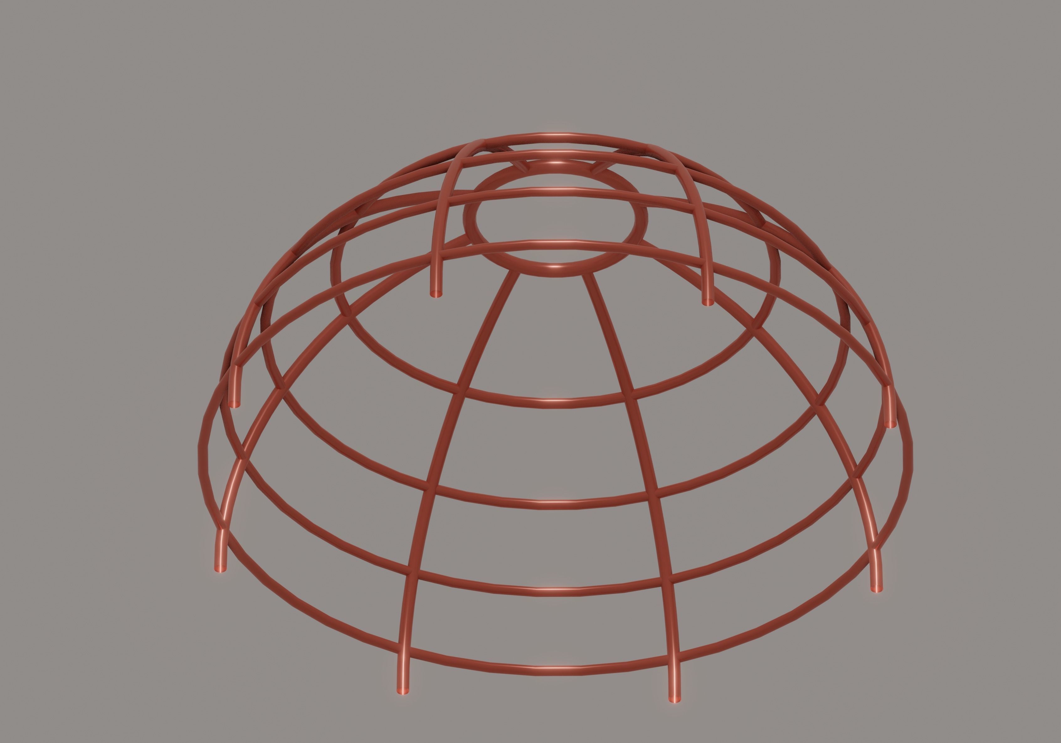 3D model Monkey Bar Dome VR / AR / lowpoly CGTrader