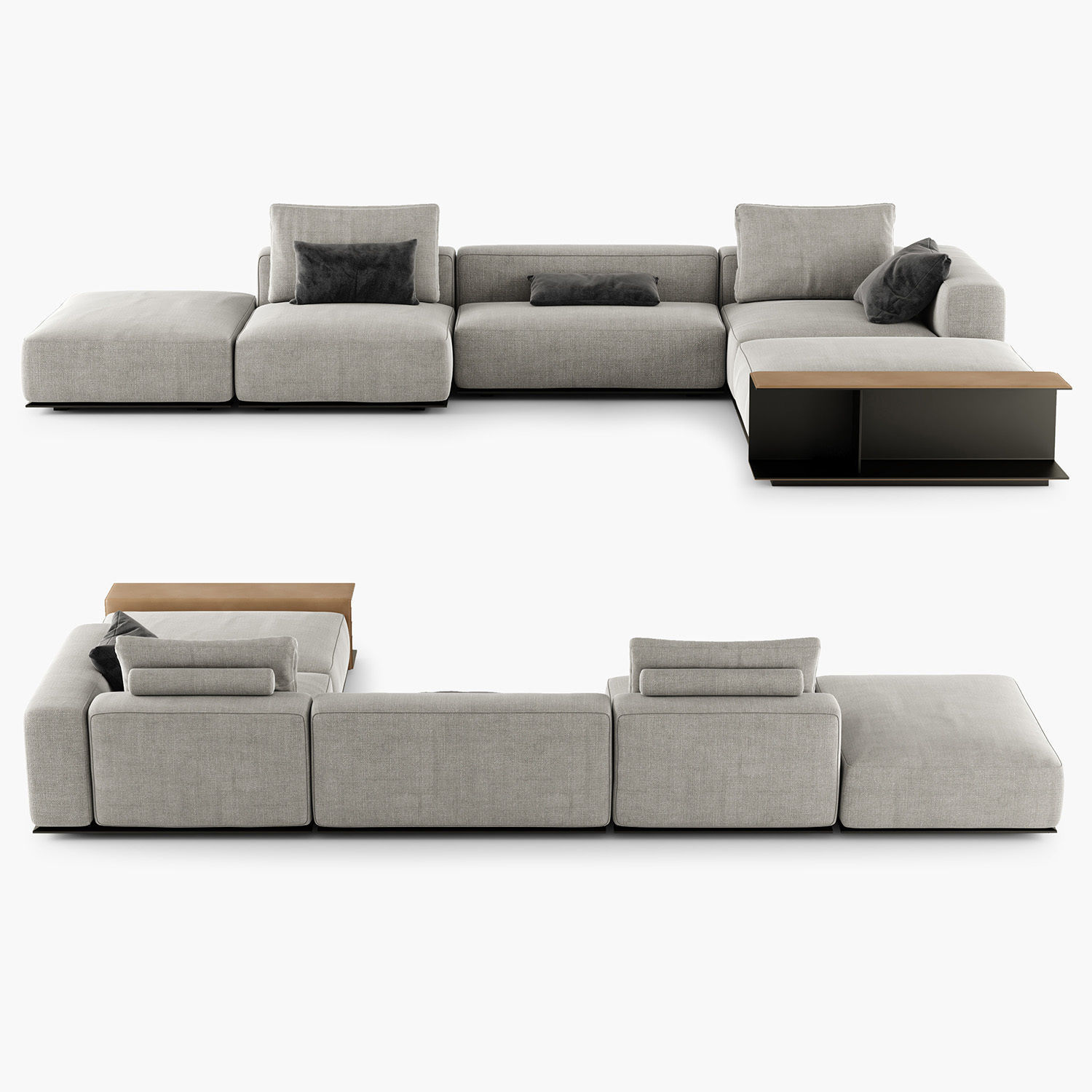 Poliform WESTSIDE sofa 07 3D model CGTrader