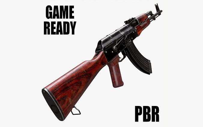 3D model AKM Rifle - PBR Game Ready VR / AR / low-poly | CGTrader