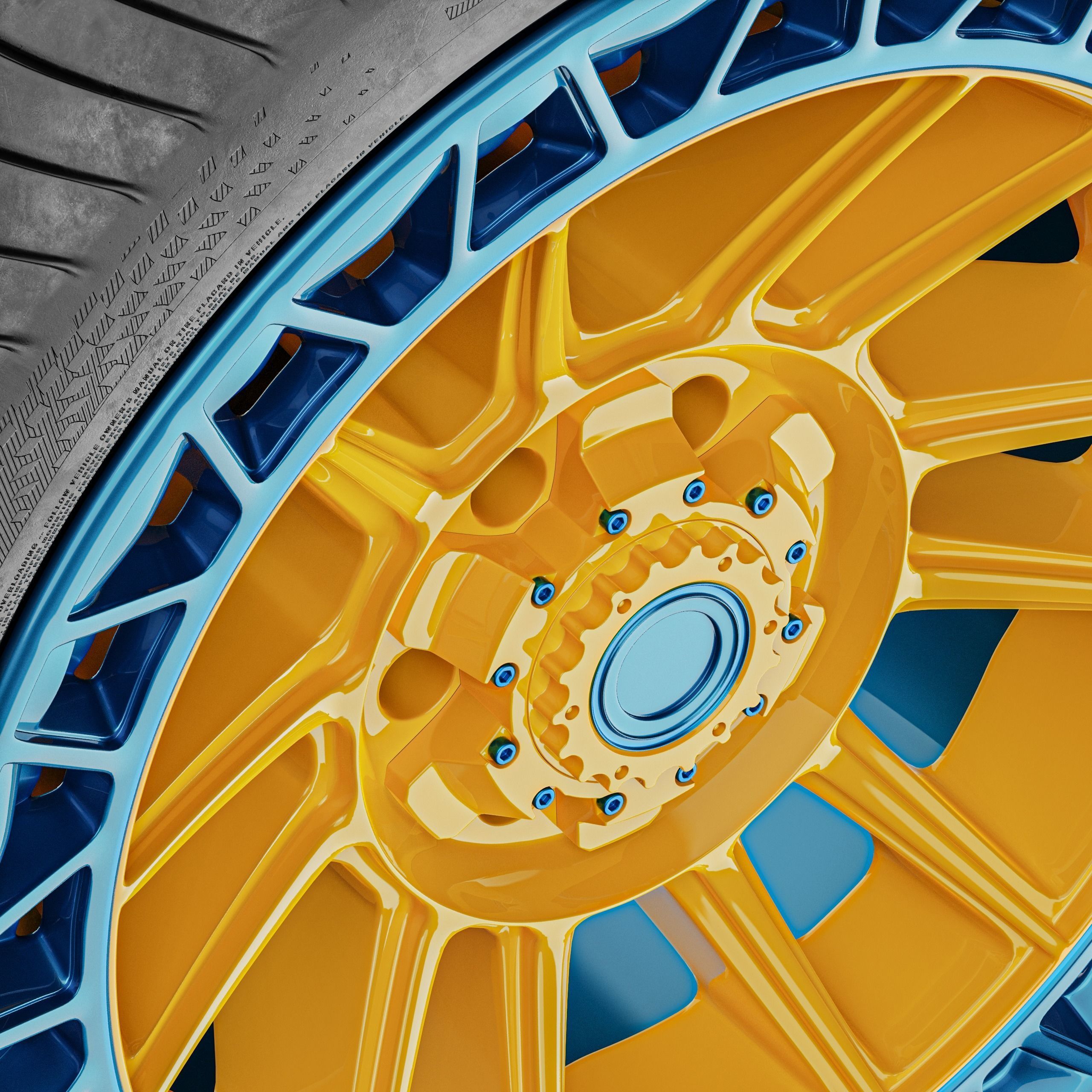 tuning sport wheels 3D Model Collection CGTrader