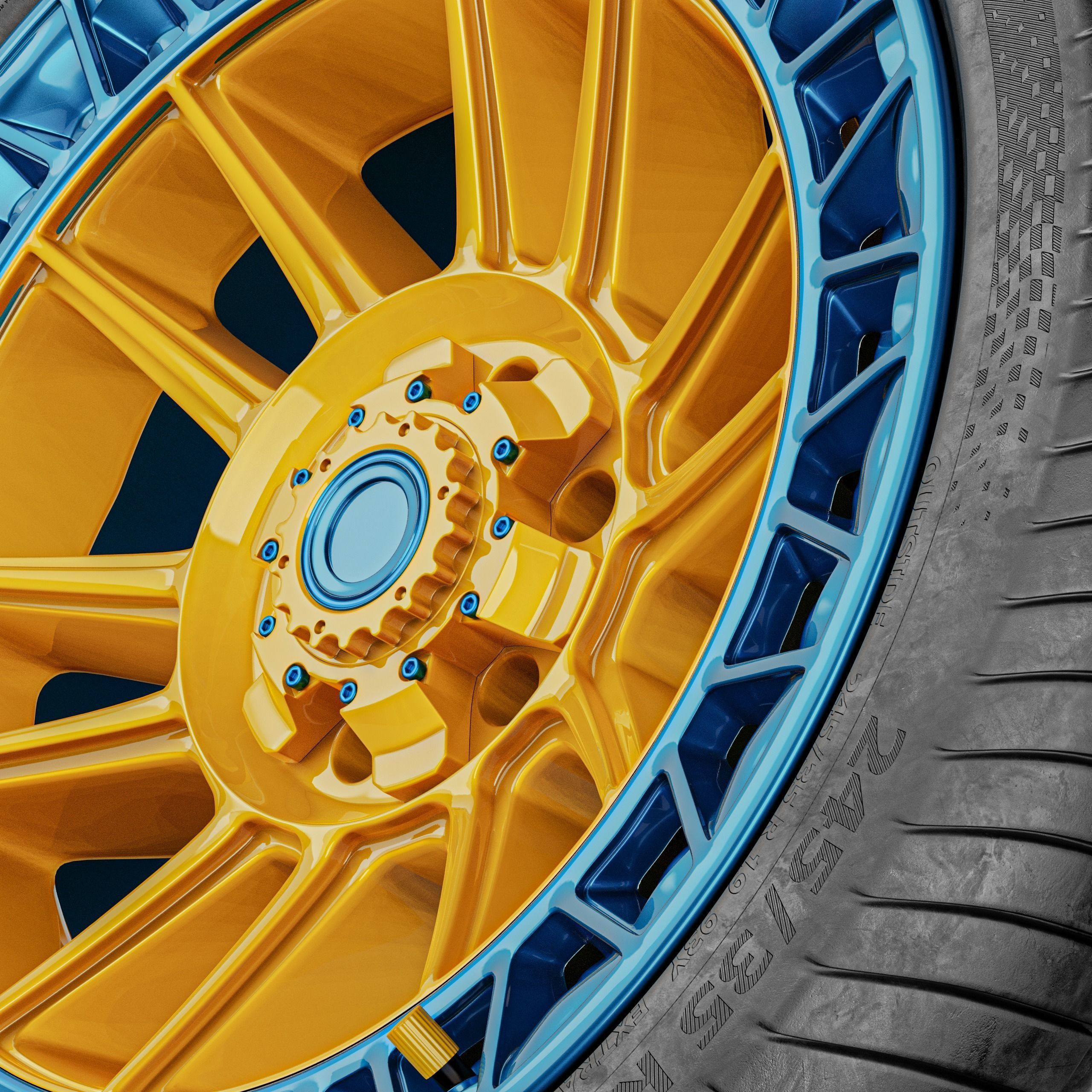 tuning sport wheels 3D Model Collection CGTrader