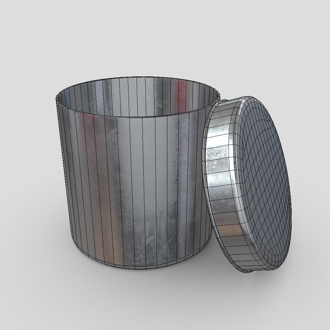 Can Box Isolated CC0 - Tin Can Box free VR / AR / low-poly 3D model | CGTrader