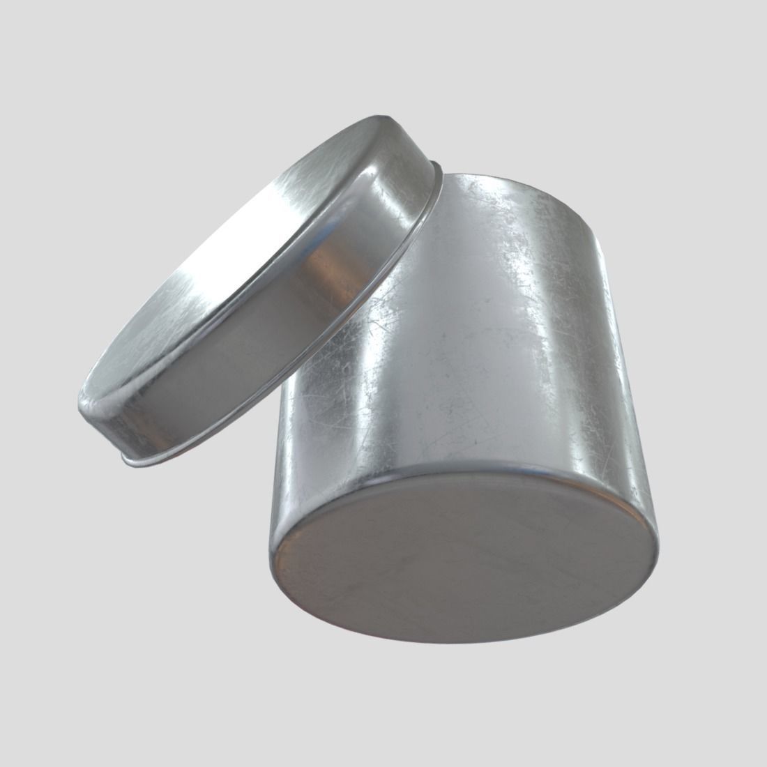 Can Box Isolated CC0 - Tin Can Box free VR / AR / low-poly 3D model | CGTrader