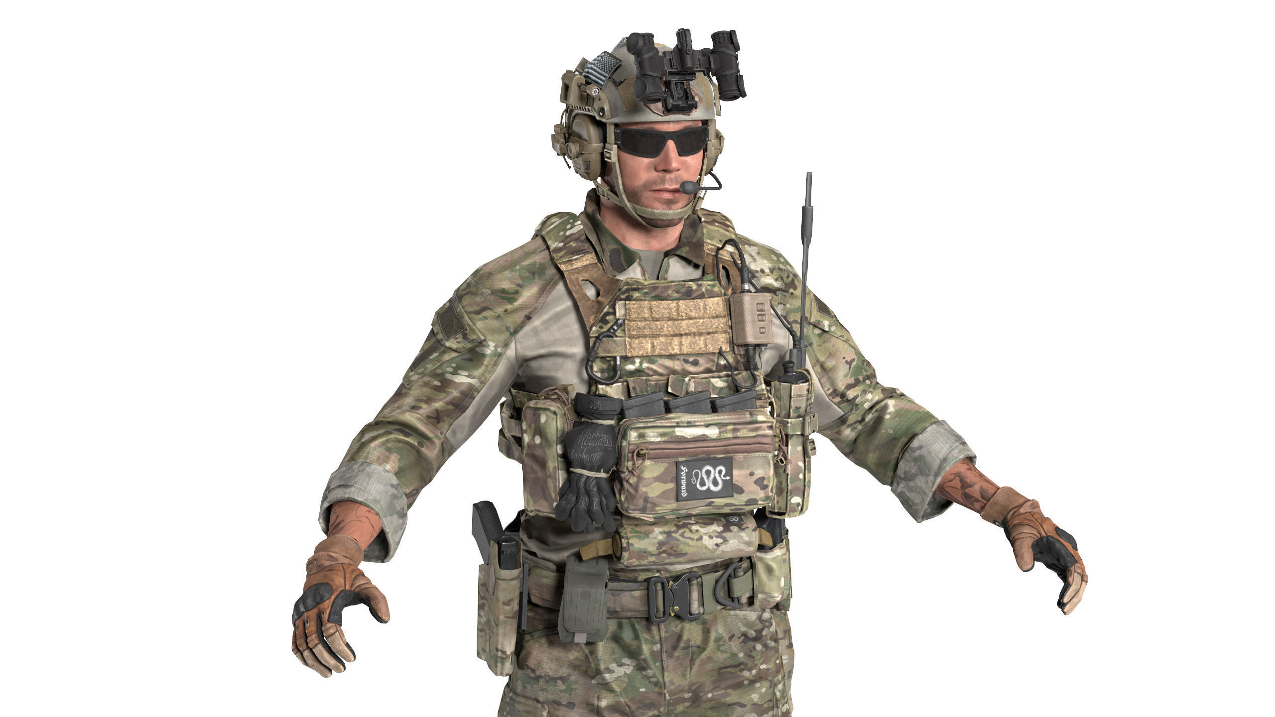 3D Model Collection JPC PLATE CARRIER BUNDLE VR / AR / lowpoly CGTrader