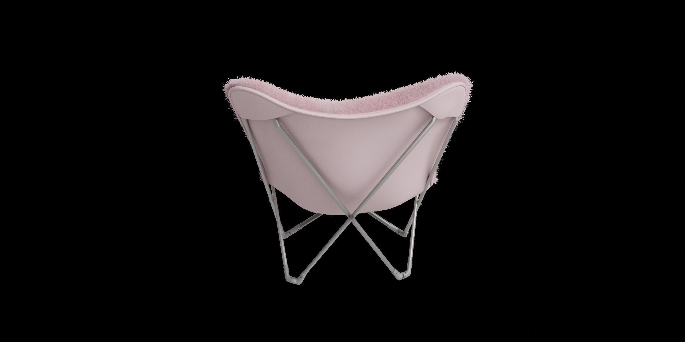 The Big One Butterfly Chair 3D model CGTrader