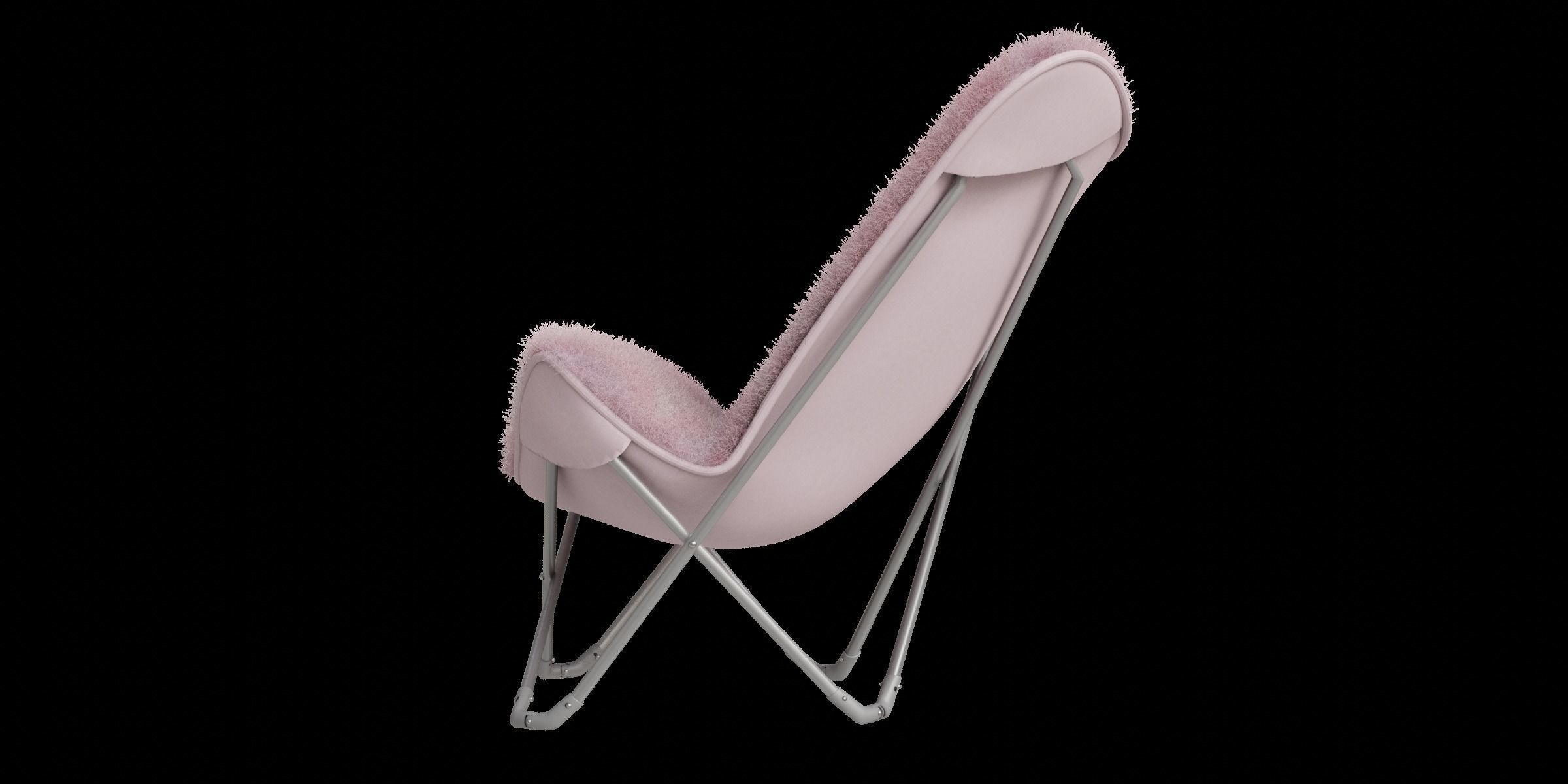 The Big One Butterfly Chair 3D model CGTrader