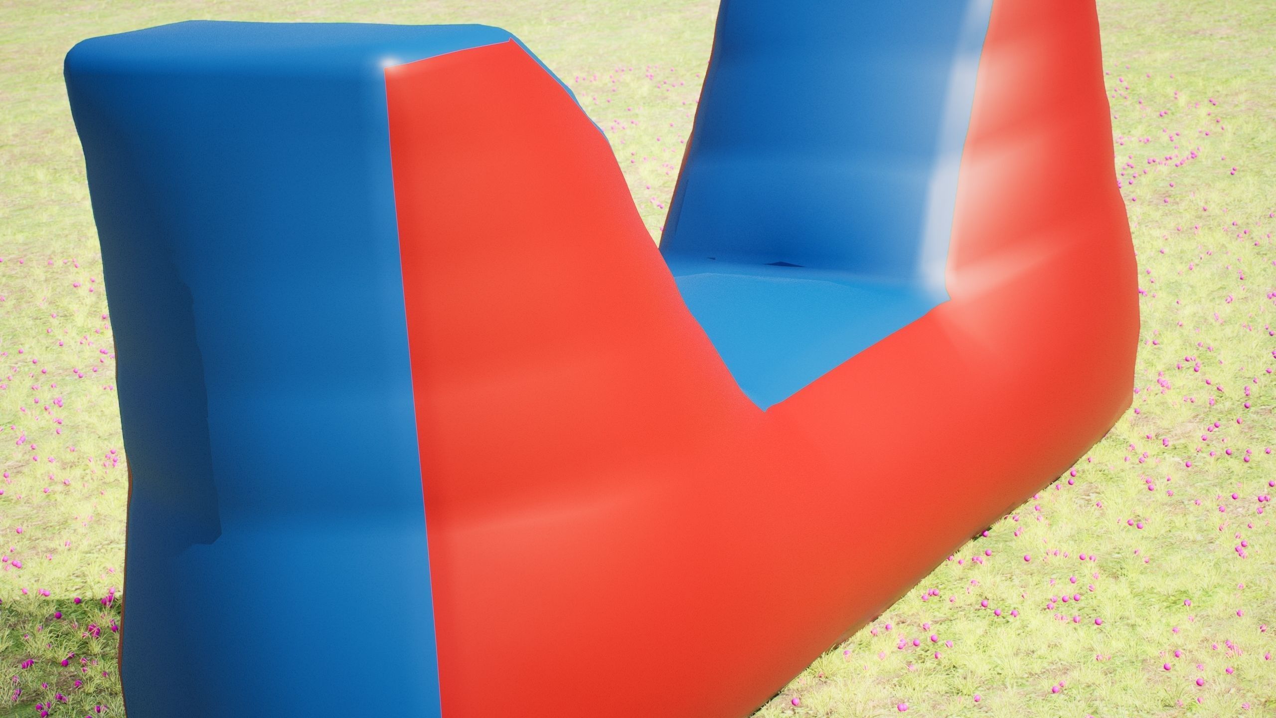 Paintball Bunker Battlement 3D model CGTrader