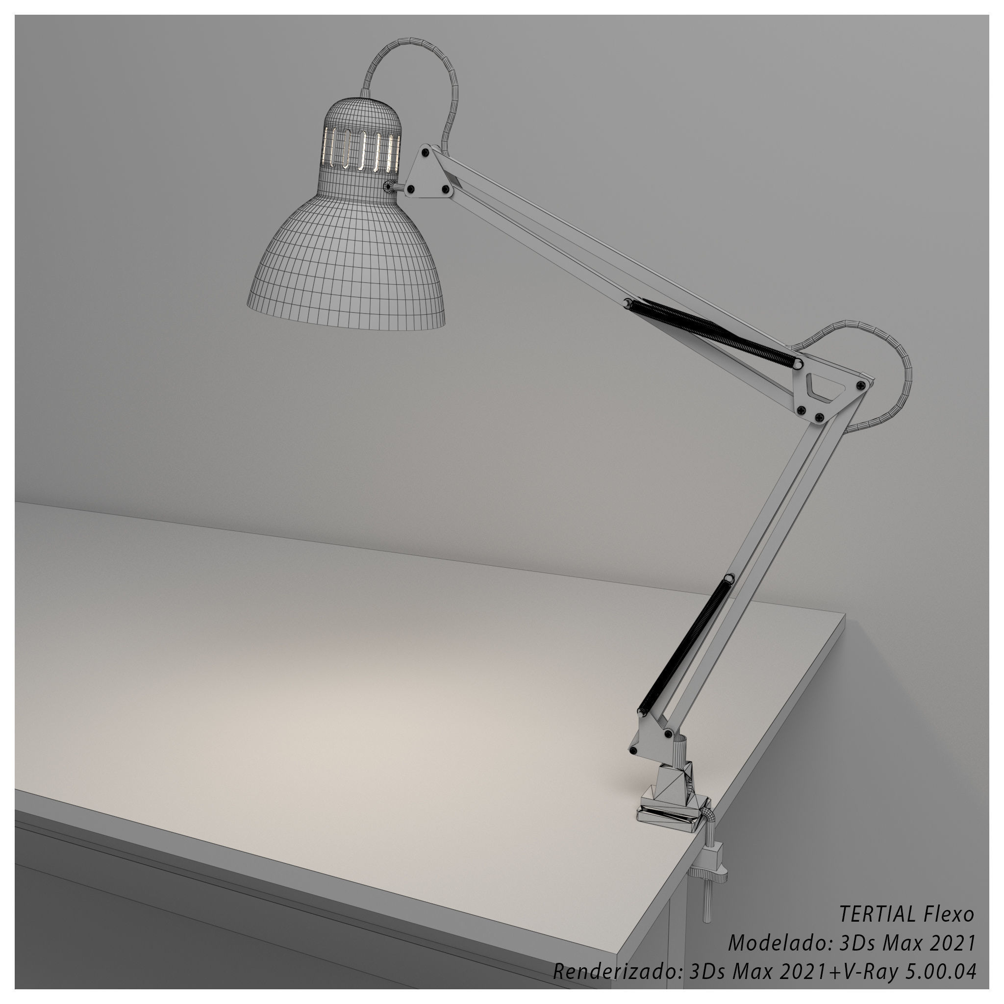 IKEA TERTIAL work lamp 3D model CGTrader