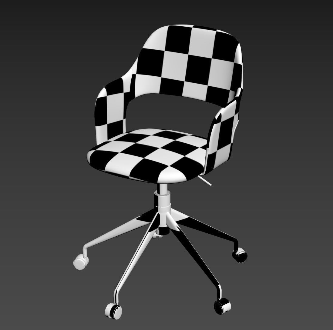 Jysk Reerslev Office Chair 3D model CGTrader