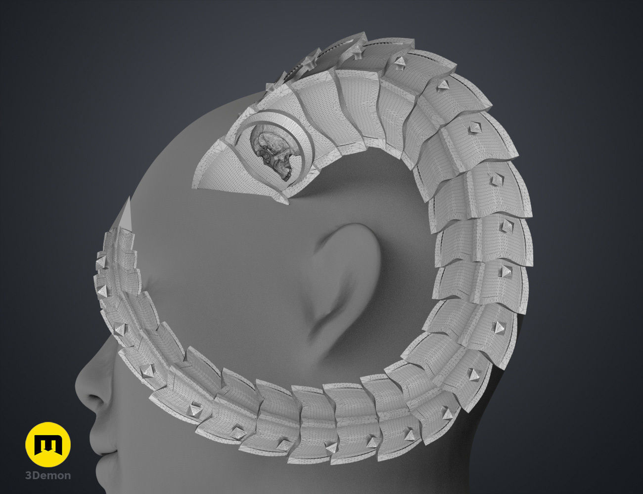 Metal Horns 3D model 3D printable | CGTrader