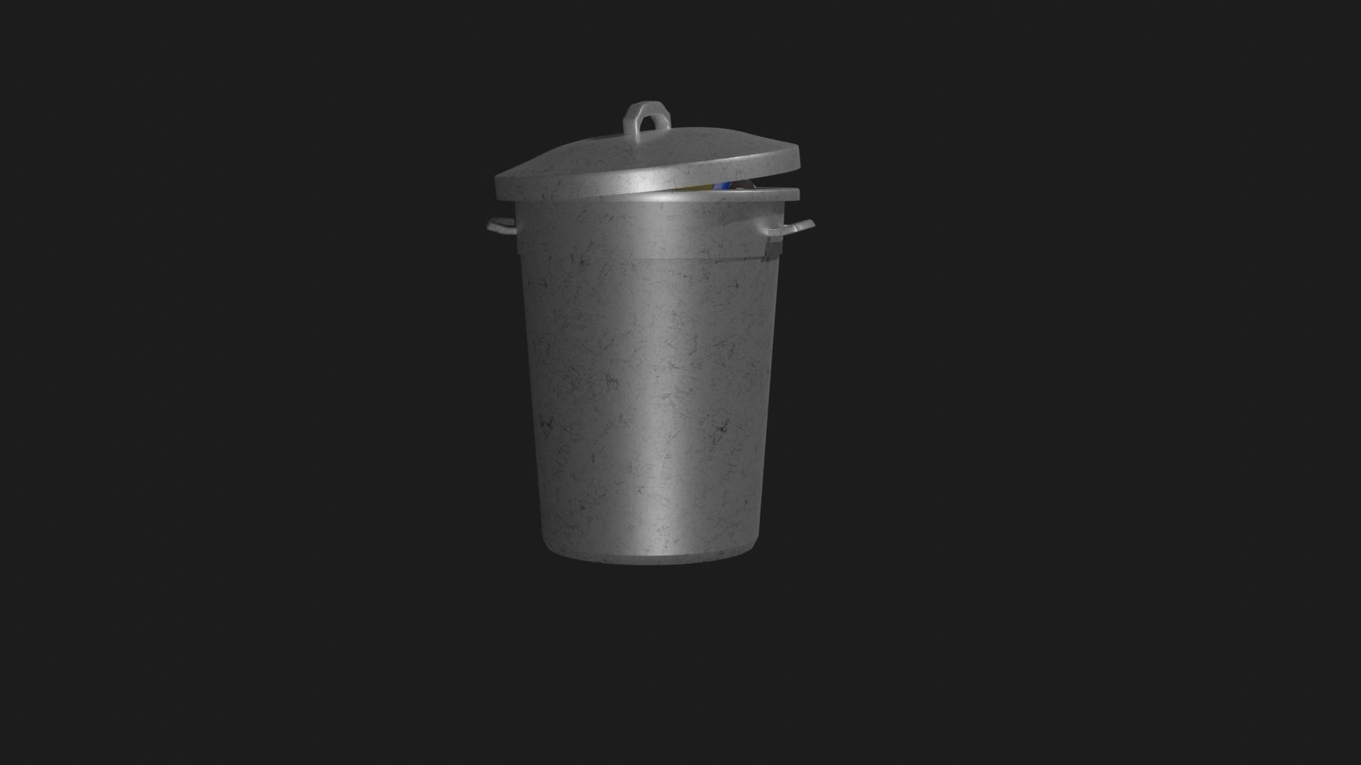 Trash Can City Trash Urban trash free VR / AR / lowpoly 3D model