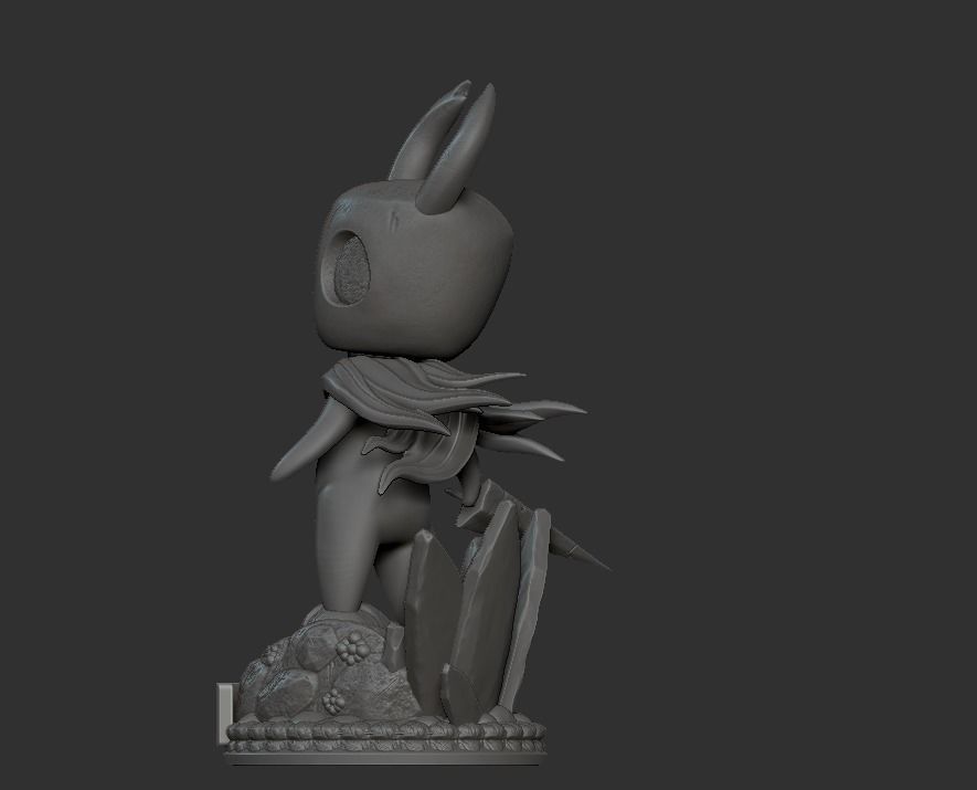 hollow knight statue game art 3D model 3D printable CGTrader