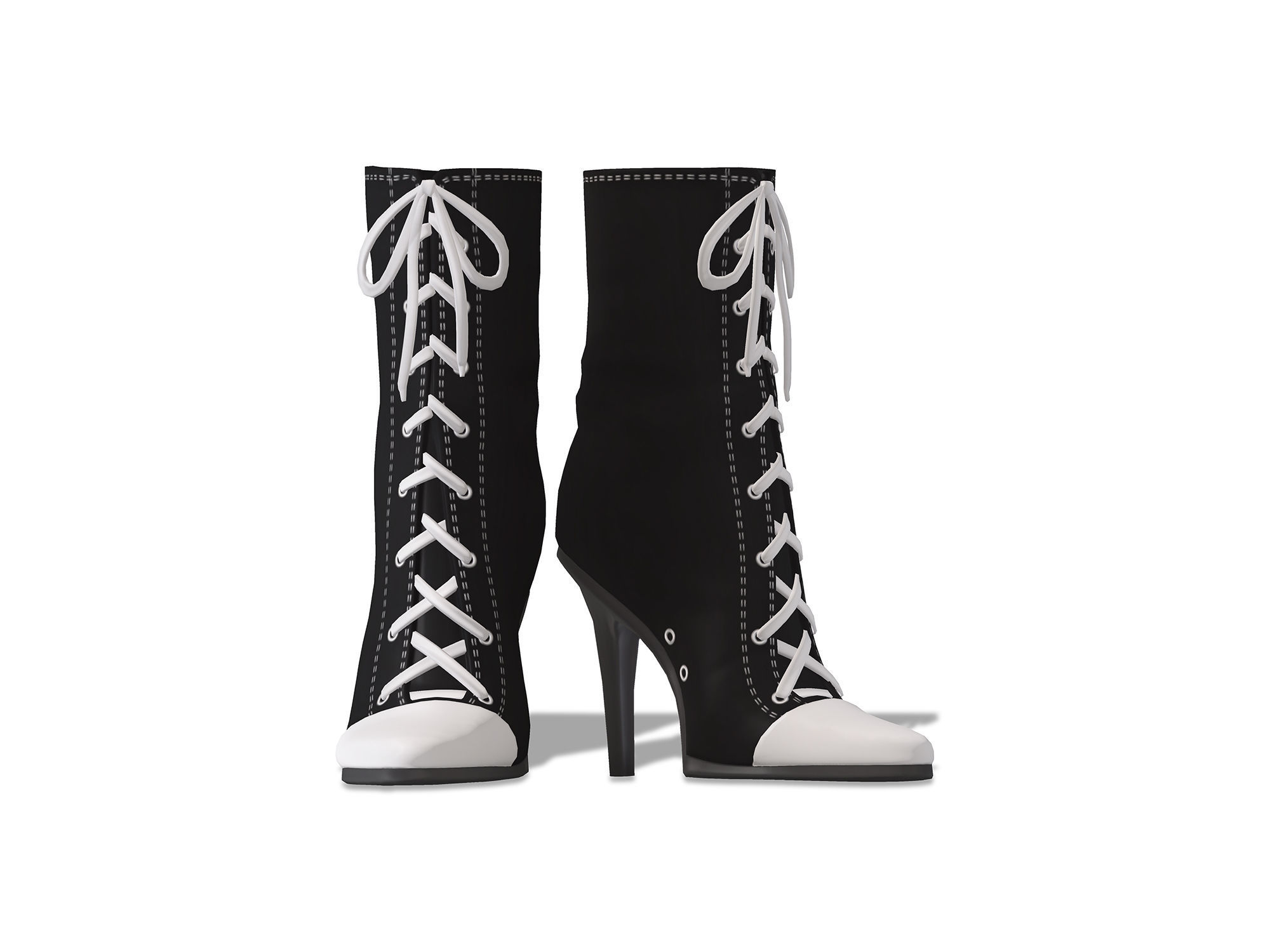 3D model Female Boxer Costume Uniform Outfit V2 VR / AR / lowpoly