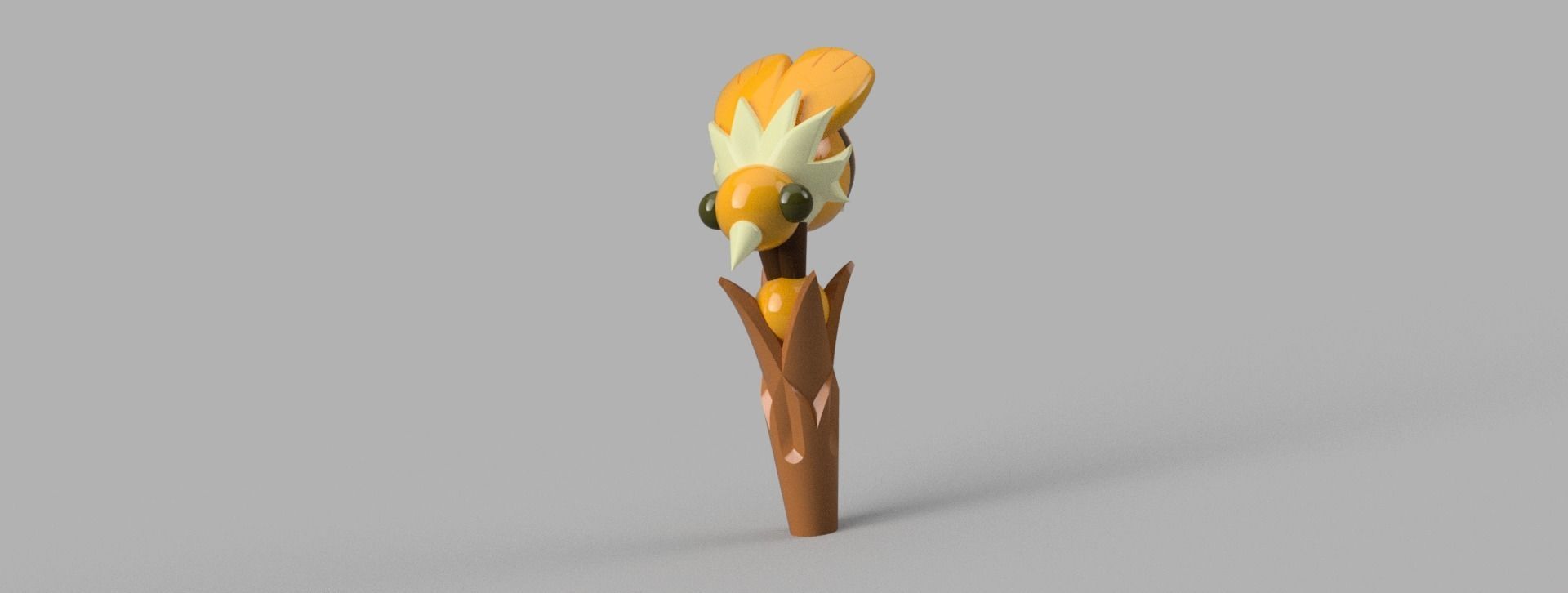 The Owl House Willow Palisman Staff Clover simple 3D model 3D