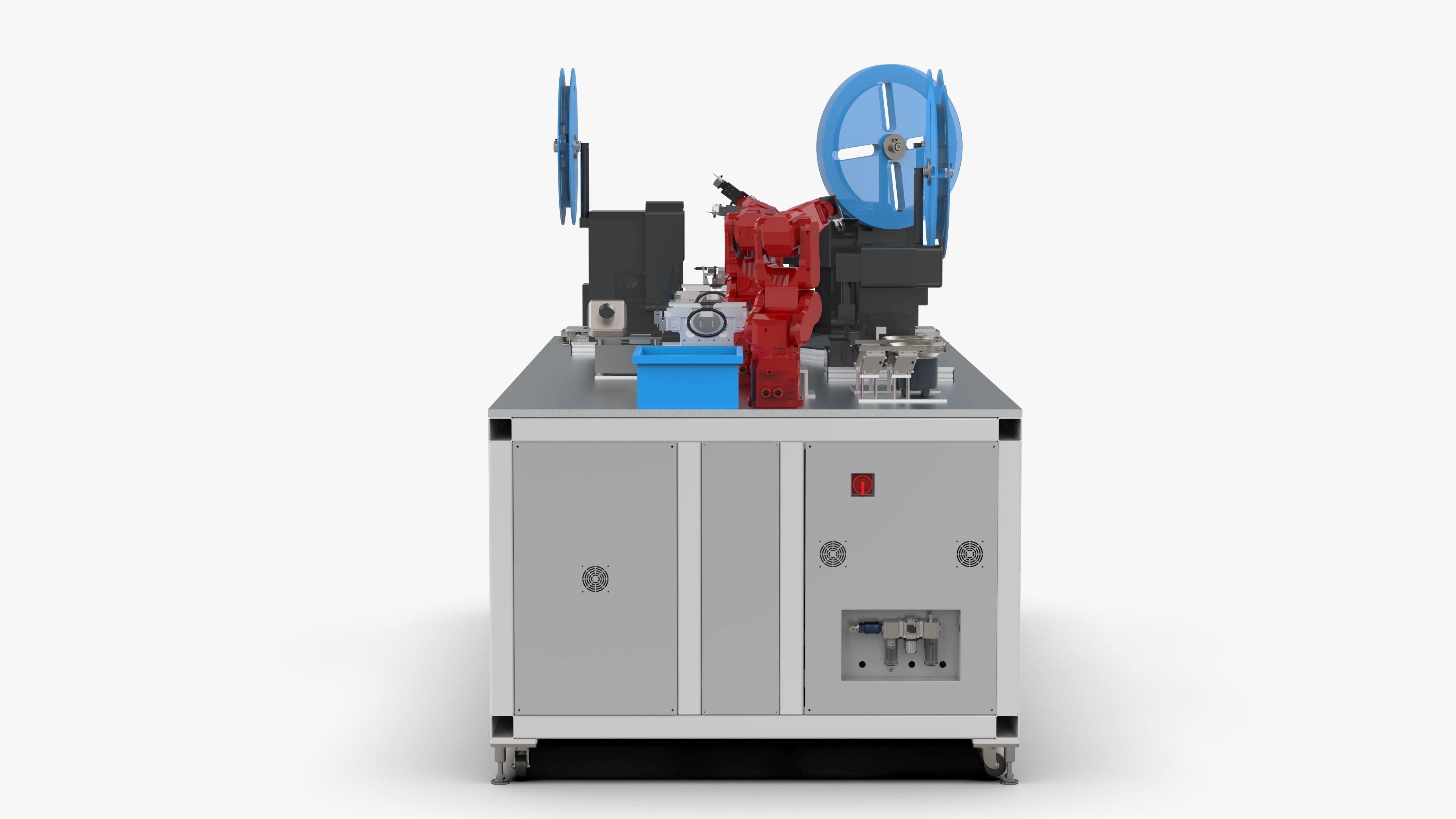 Automatic Wire Processing Machine 3D model | CGTrader