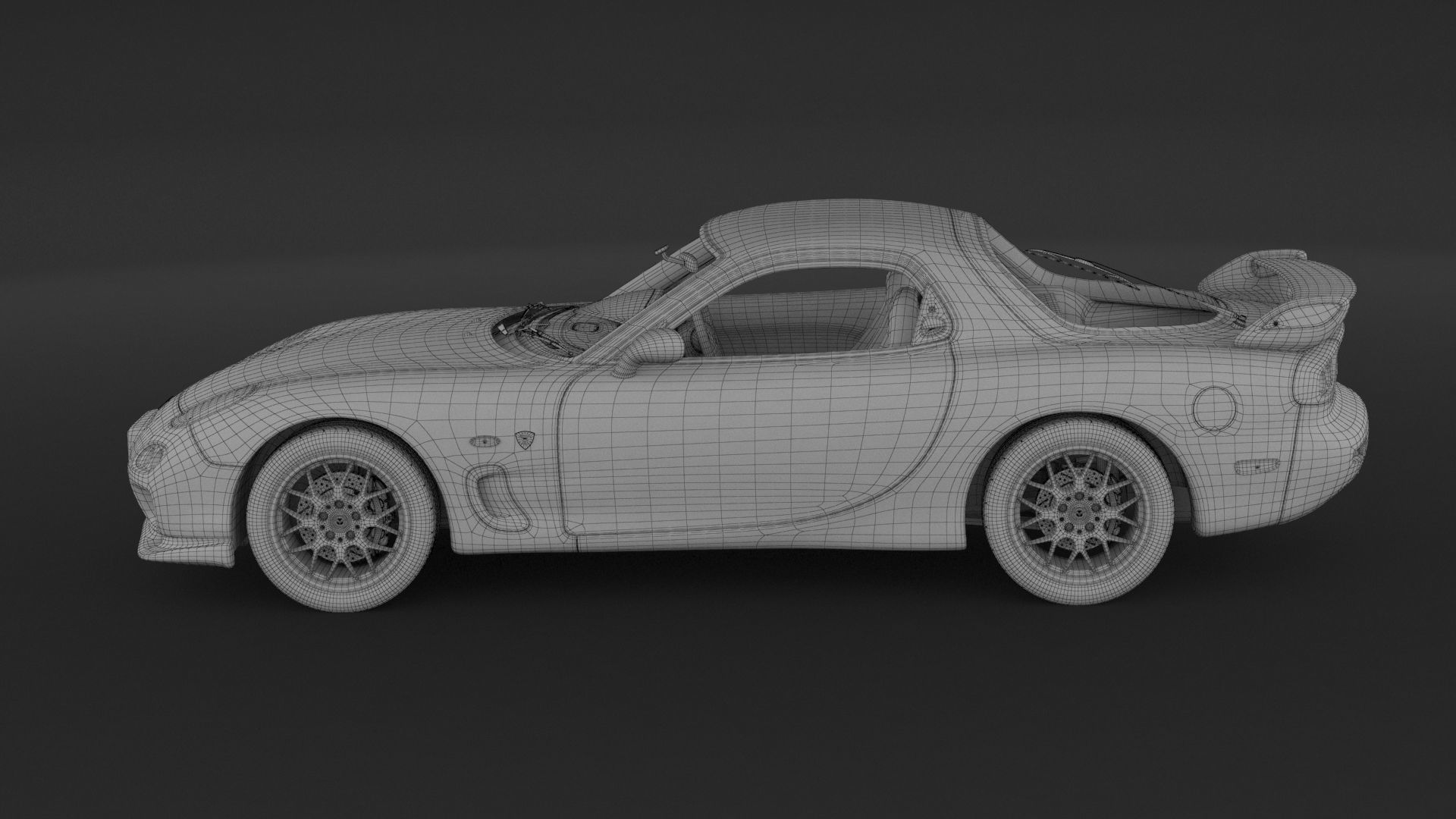 Mazda RX-7 Spirit R 3D model | CGTrader