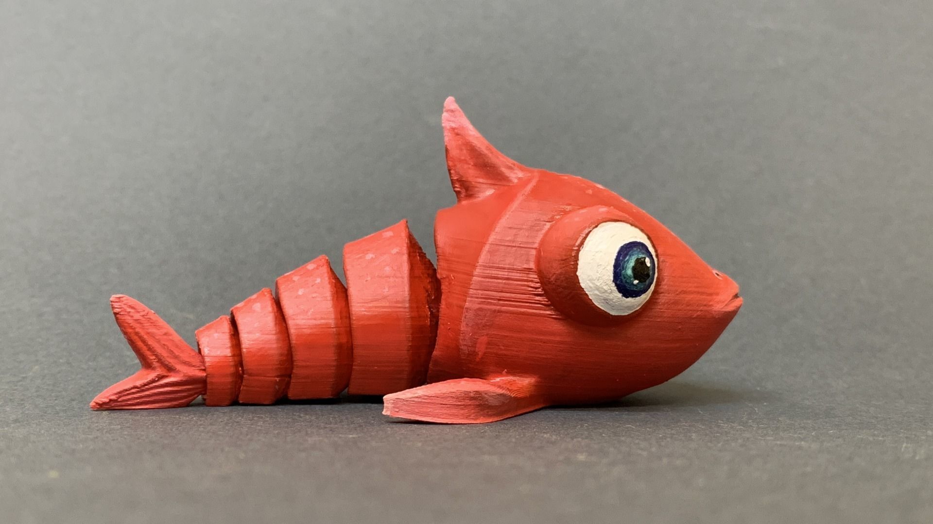 Articulated Fish 3D model 3D printable CGTrader