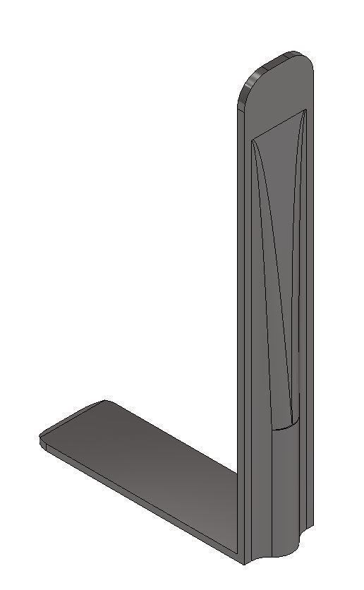 Book stop 3D model 3D printable | CGTrader