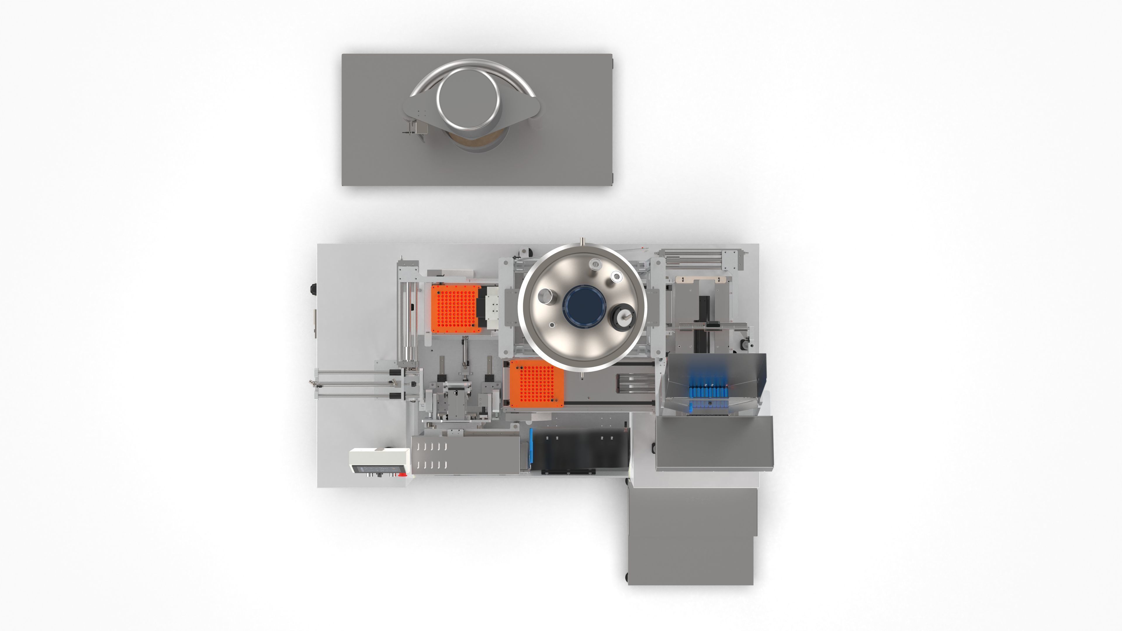 Fully Automatic Tube Loading and Glue Collection Machine 3D model ...
