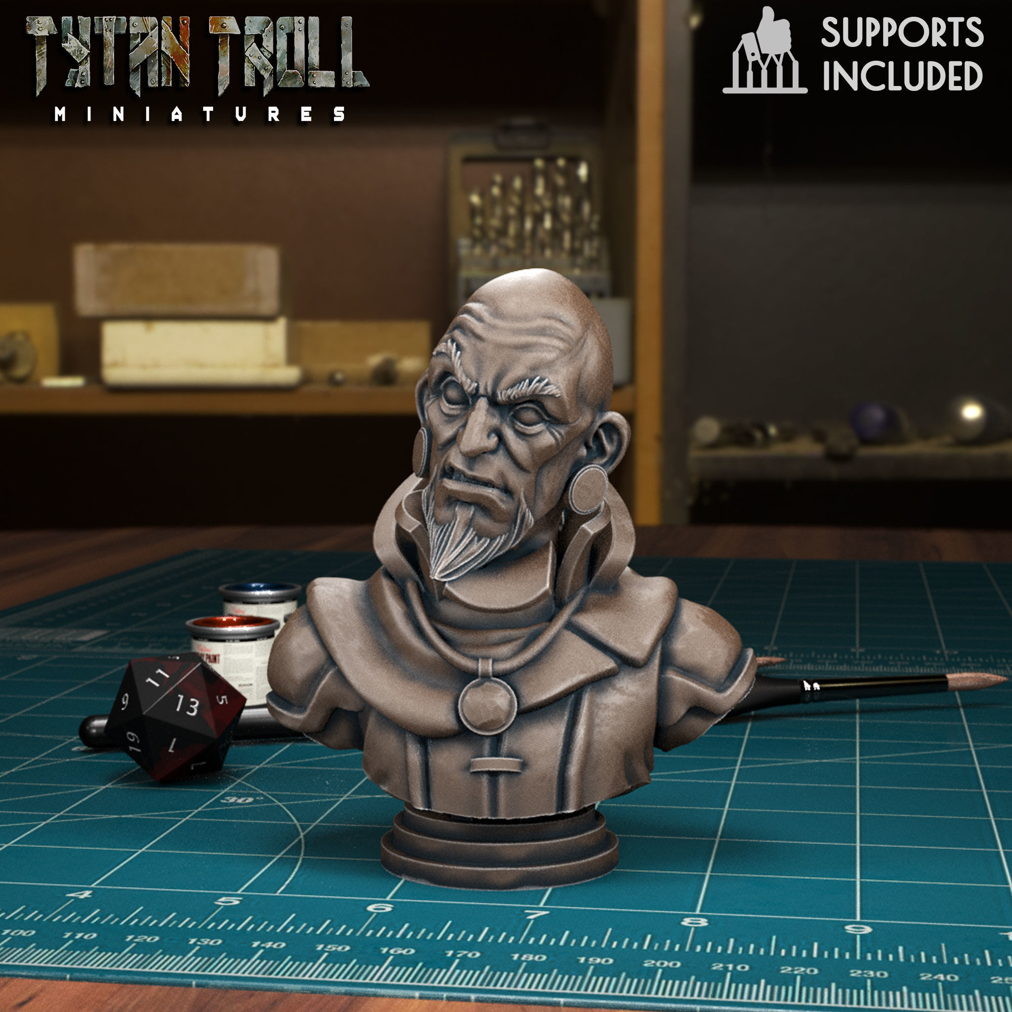 Curse of Strahd - Bust Pack 02 - Pre-Supported 3D model 3D printable ...
