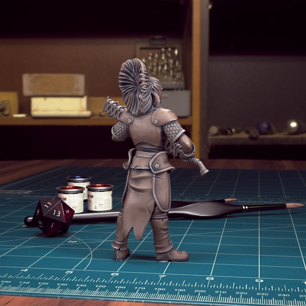 DND Heroes - Fighter Bundle - Pre-Supported 3D model 3D printable ...