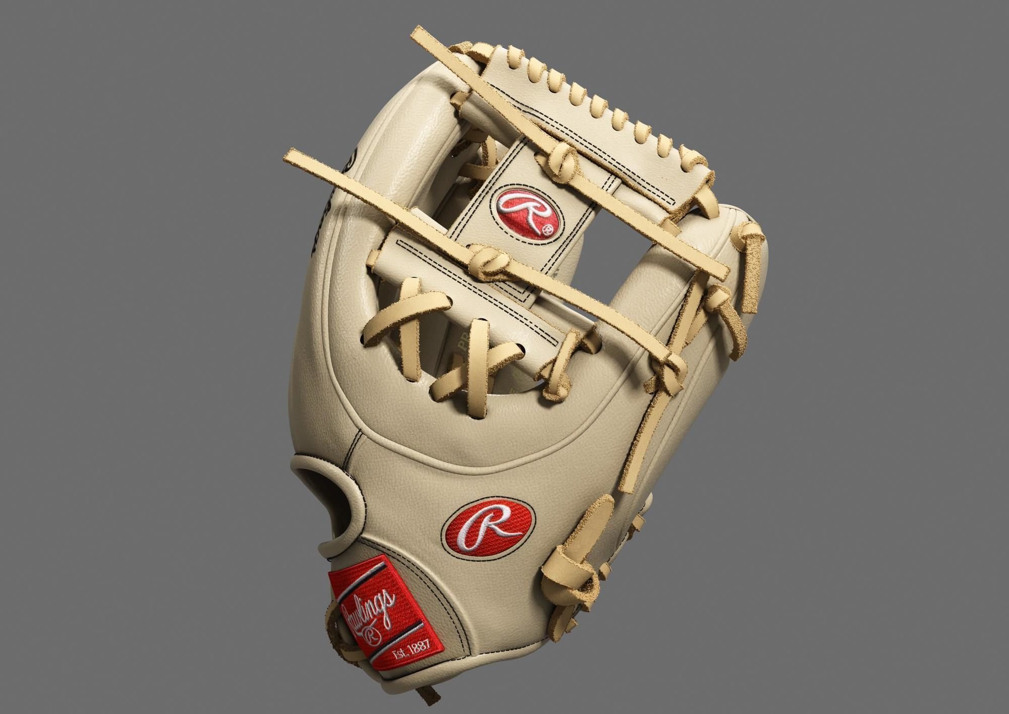 baseball glove 3D model CGTrader