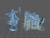 DND Mini - Female Human Elf - Pre-Supported 3D print free 3D model 3D ...