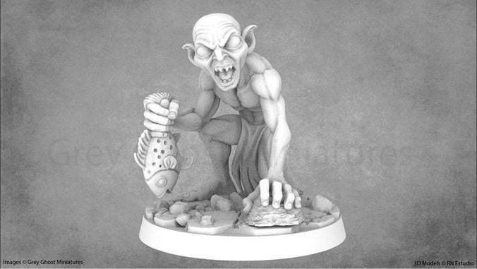 Gollum 3D Print 3D model 3D printable | CGTrader