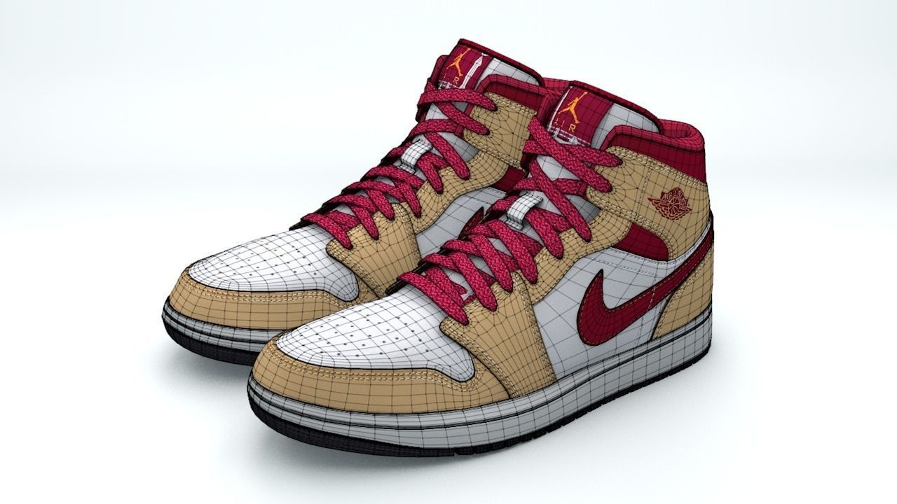 Jordan Model Target 3D model Jordan 1 Mid VR / AR / low-poly | CGTrader