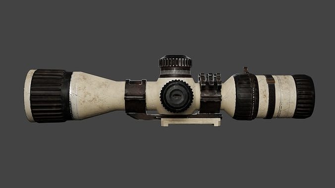 3D model Tactical Scope VR / AR / low-poly | CGTrader