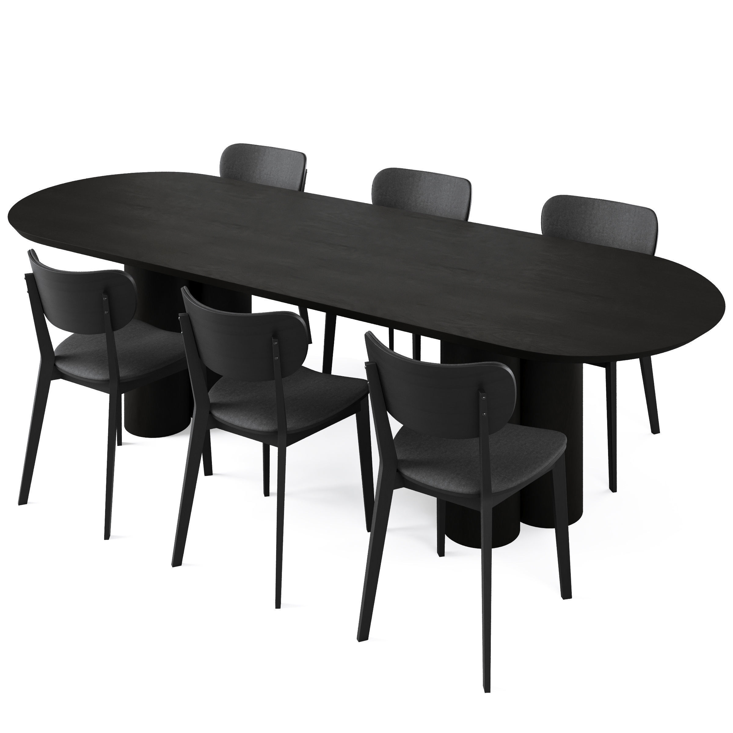 Dining Table TOWNSVILLE and Chair KATO 3D model CGTrader