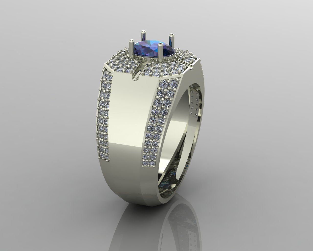 jewelry ring for men 3D model 3D printable | CGTrader
