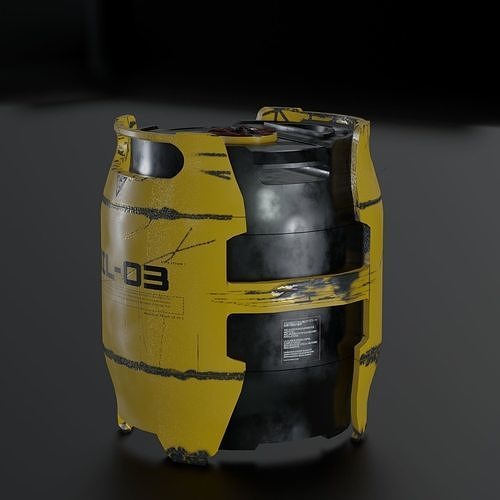 gas chamber 3D model CGTrader