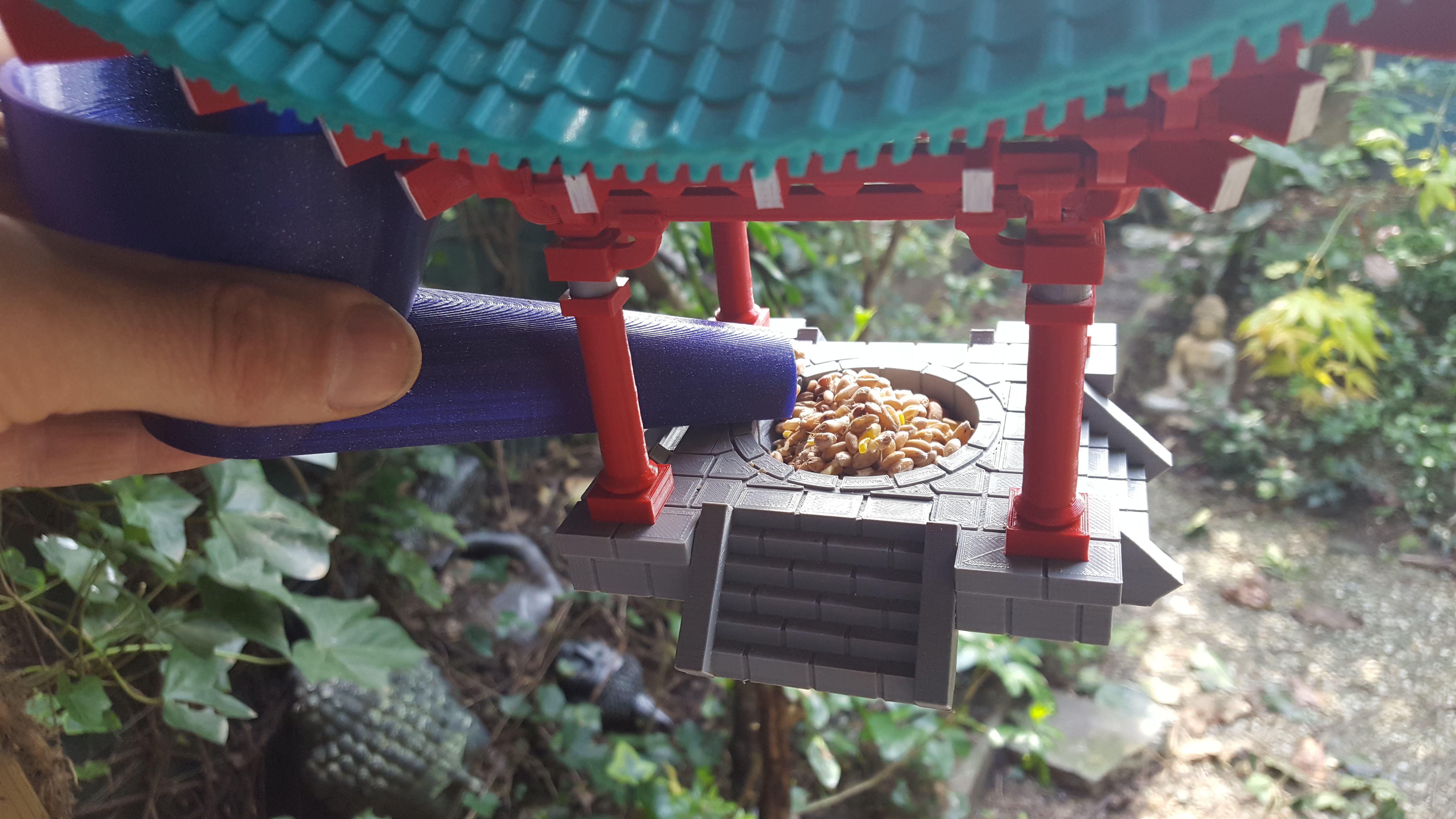 Bird Seed Dispenser free 3D model 3D printable CGTrader