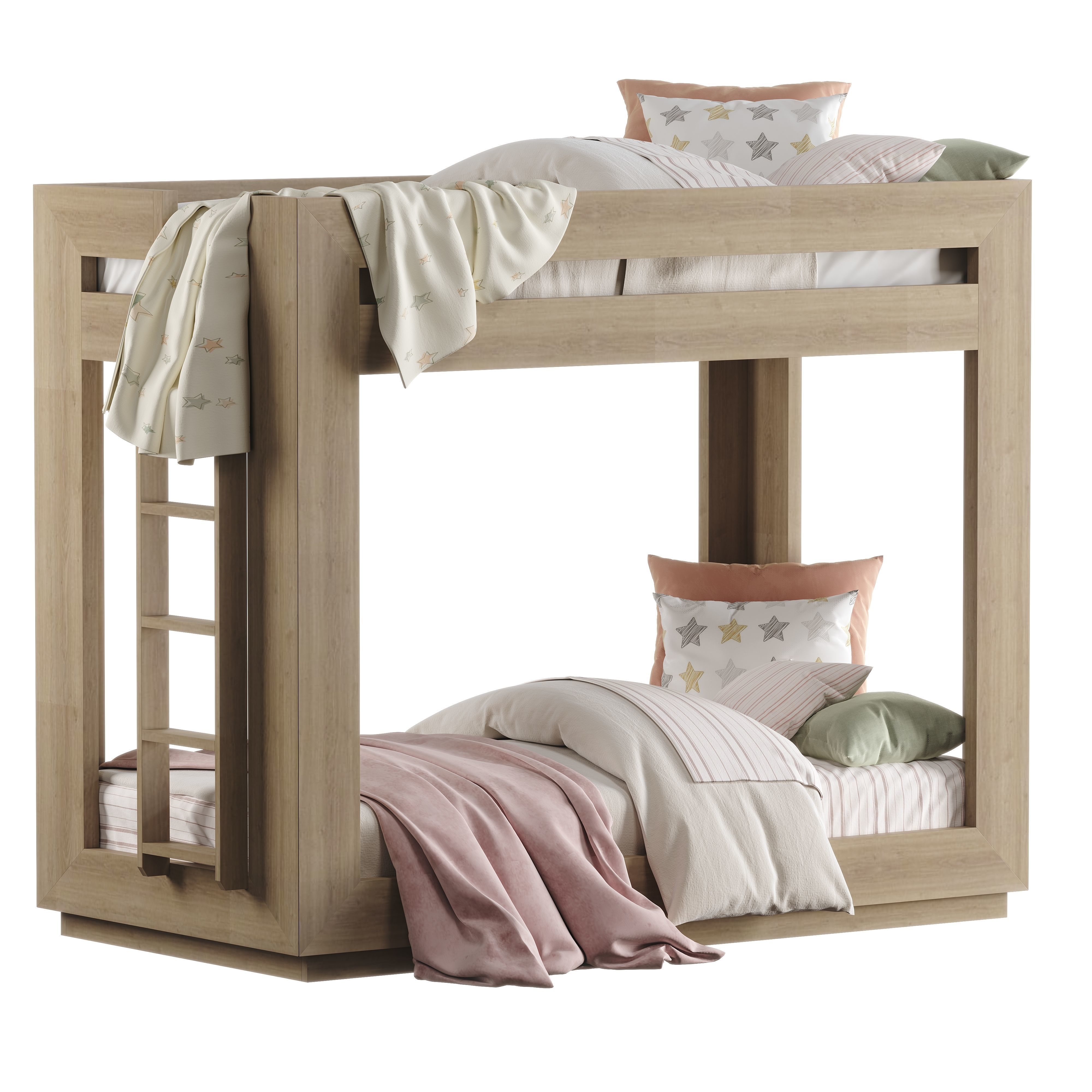 RH THAYER BUNK BED 3D model CGTrader