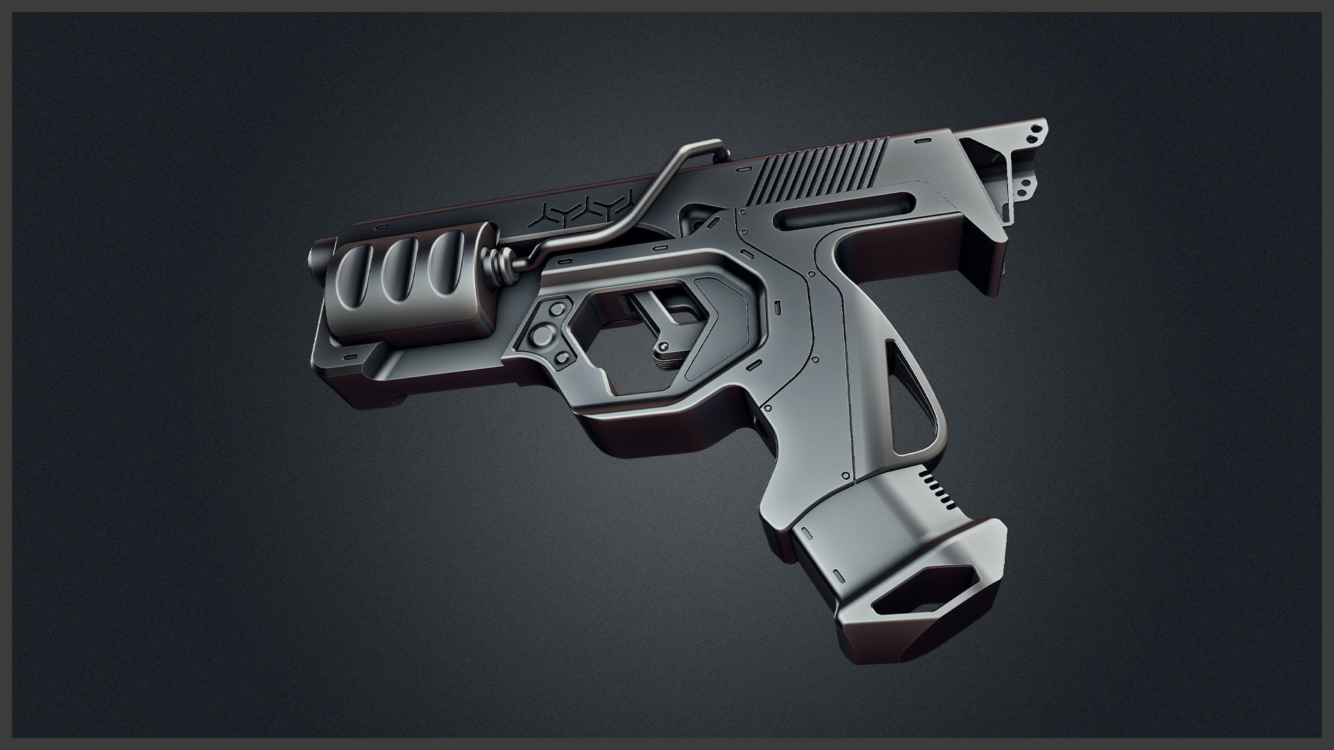 3D Gun Kitbash OBJ BLENDFILES 3D model | CGTrader