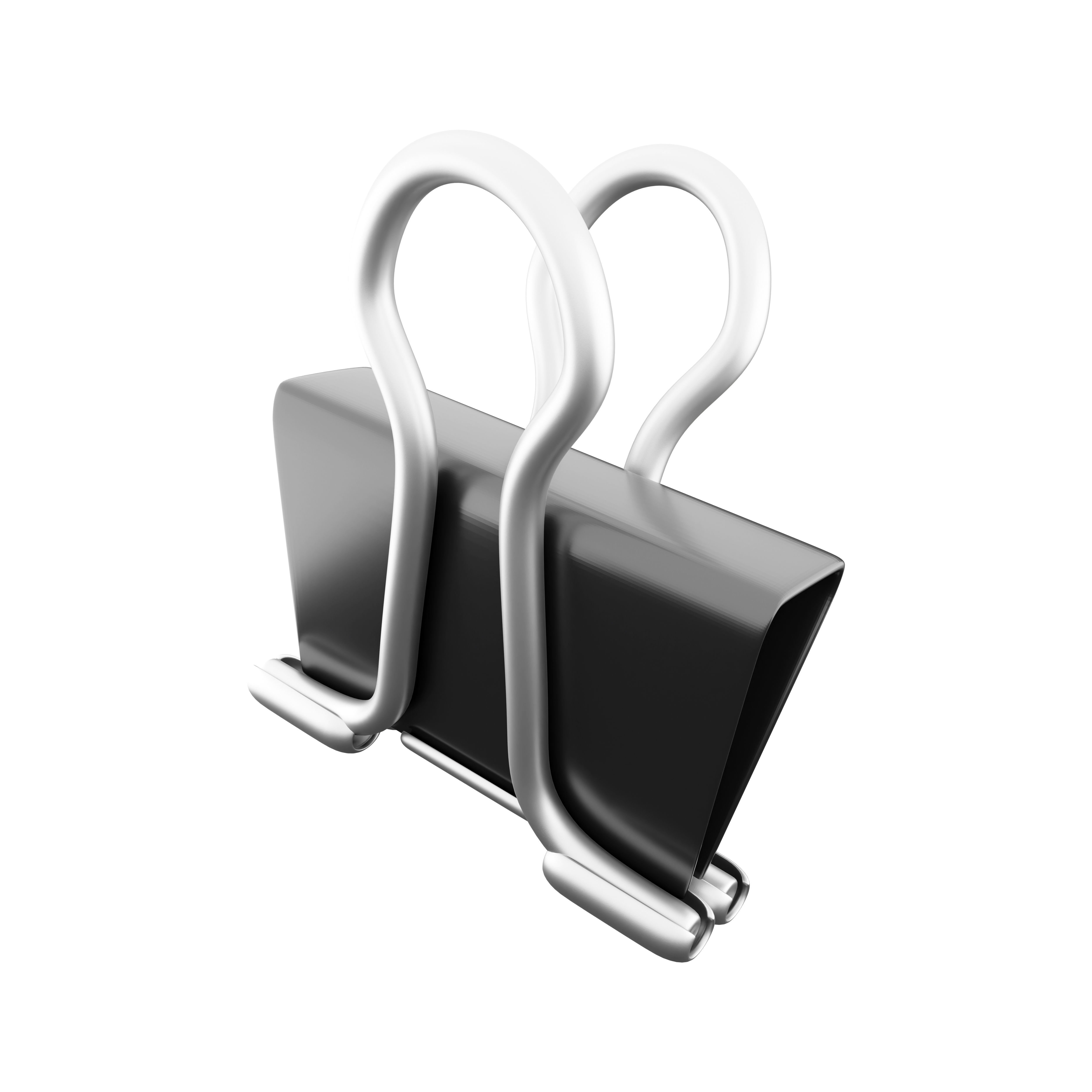3d binder clip cartoon icon 3D model | CGTrader