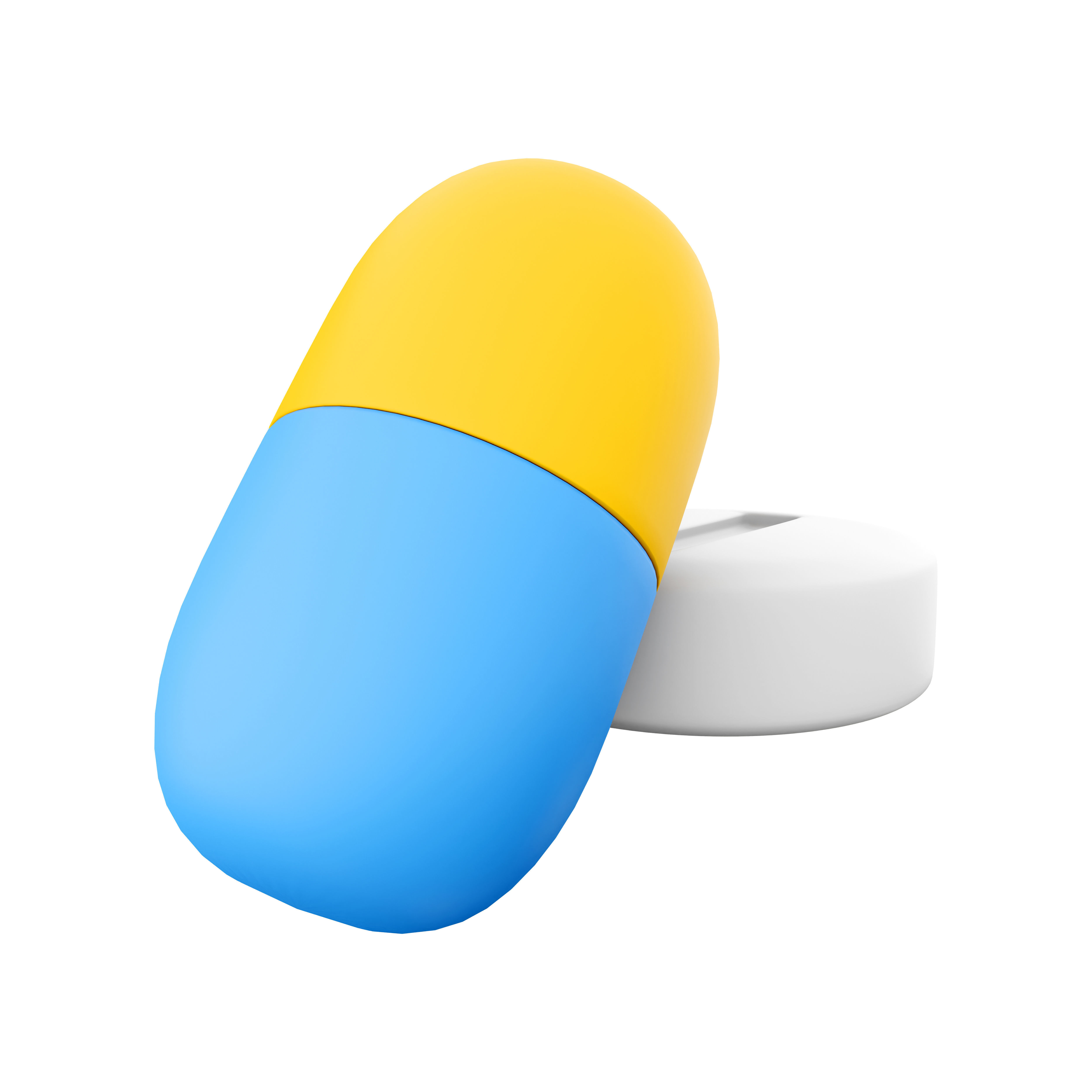 3d capsule pill 3D model CGTrader