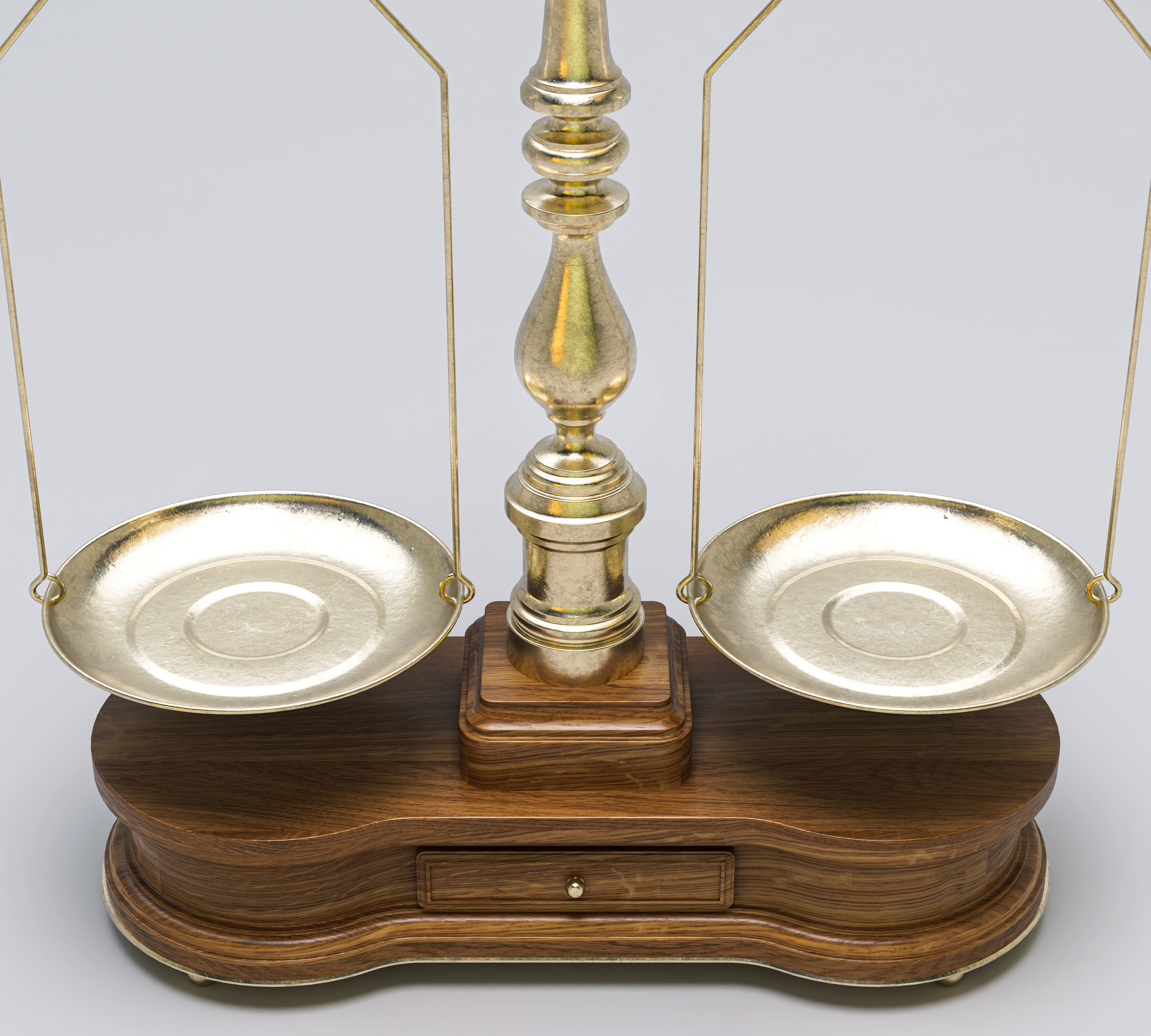Ornate Justice Scale 3D model | CGTrader