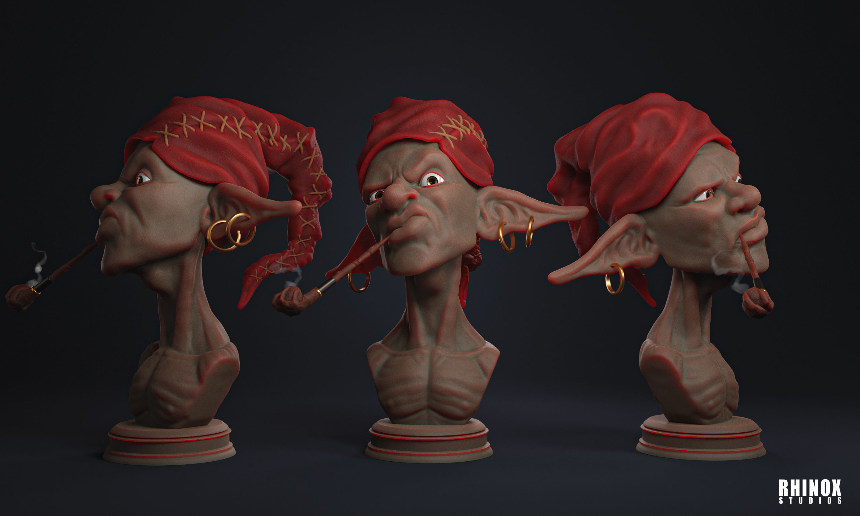 Busto saci 3D model 3D printable | CGTrader