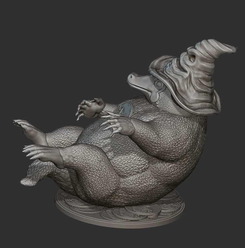 niffler harry potter fantastic beast 3D model 3D printable CGTrader