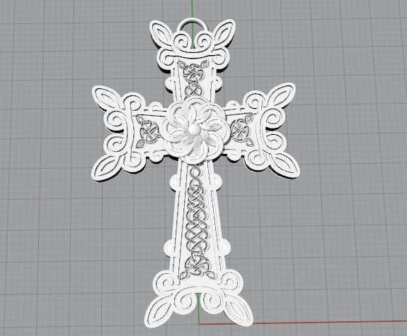 Armenian cross Model 3418 3D model 3D printable | CGTrader
