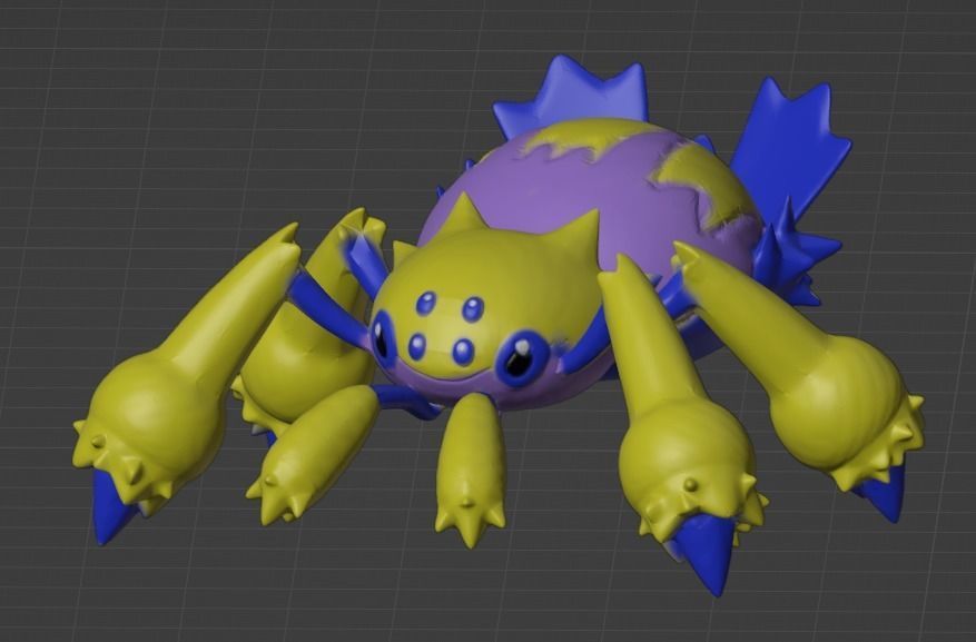 Galvantula 3D model 3D printable CGTrader
