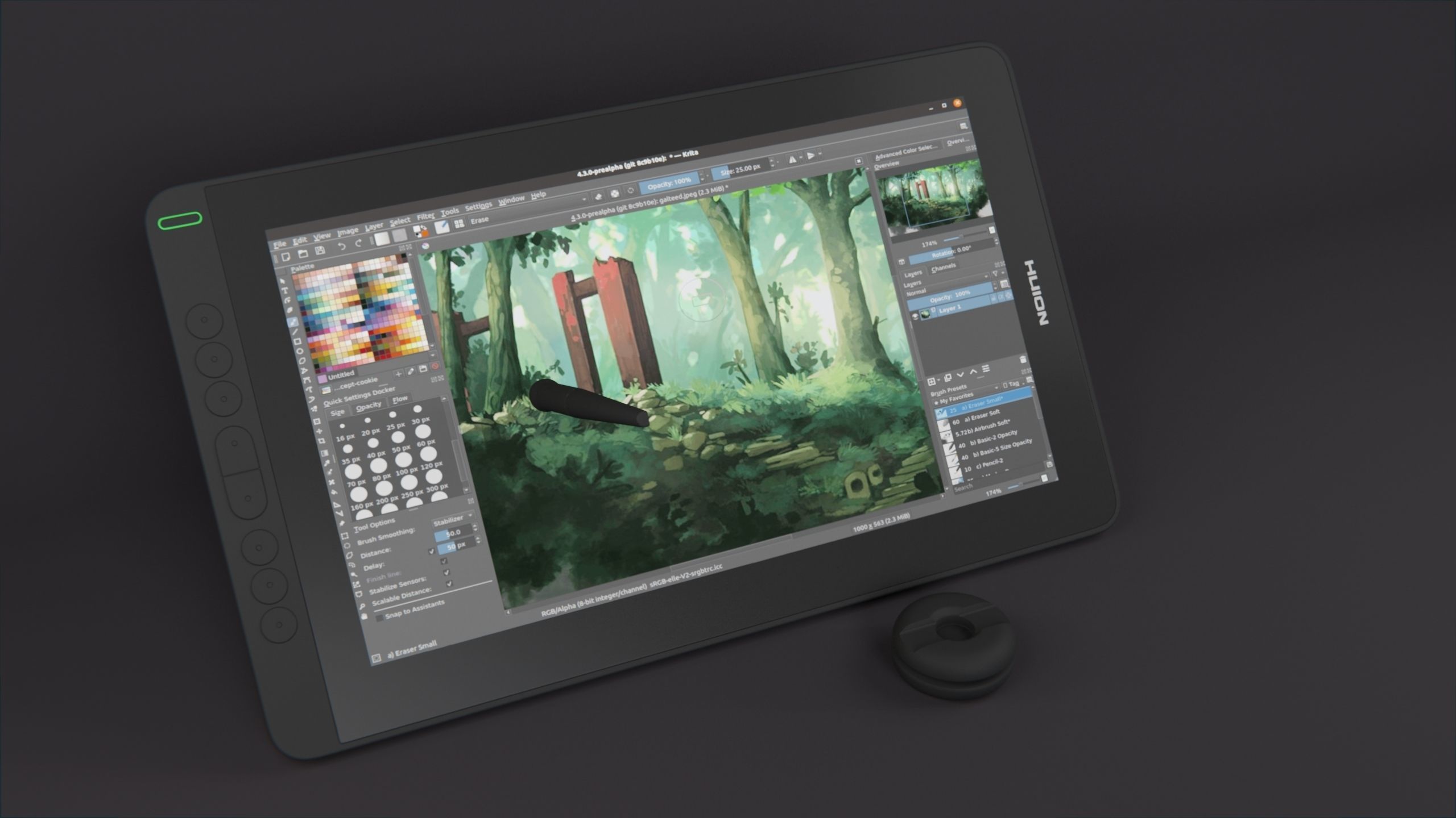 Drawing Display tablet 3D Model Huion 3D model CGTrader