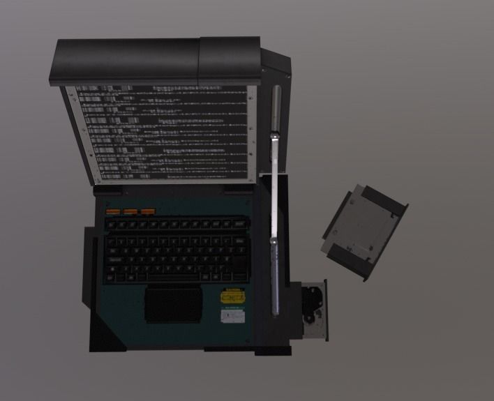 3D model Military Computer Laptop VR / AR / low-poly | CGTrader