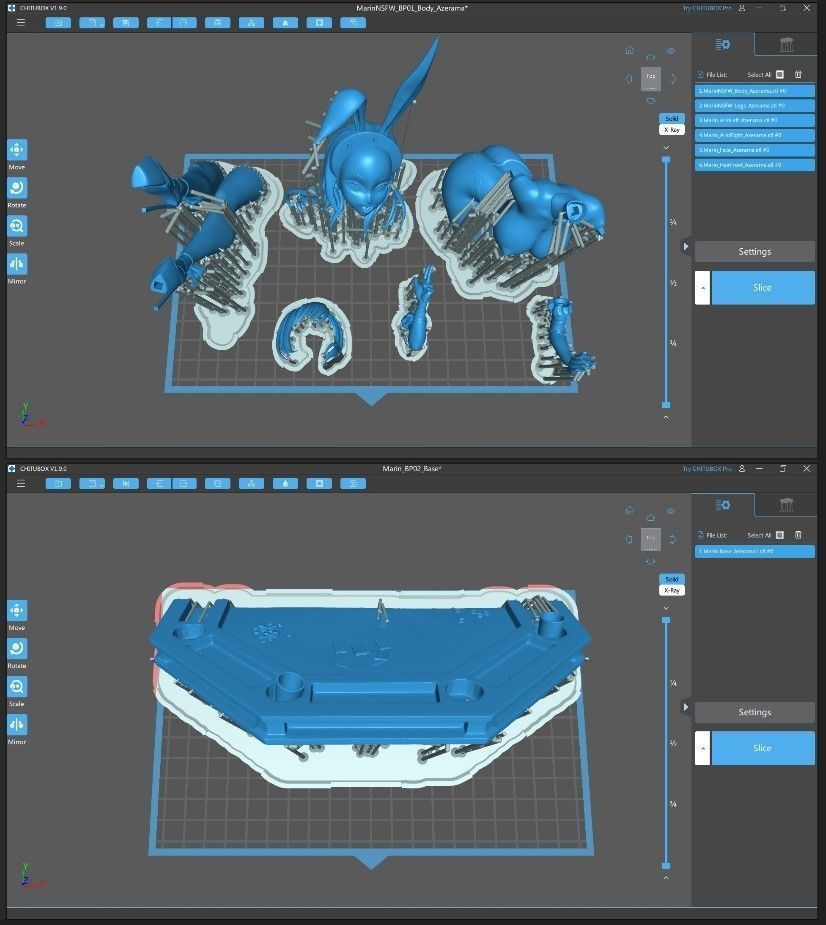 MARIN BUNNYGIRL NSFW - STL READY FOR 3D PRINTING 3D model 3D printable ...