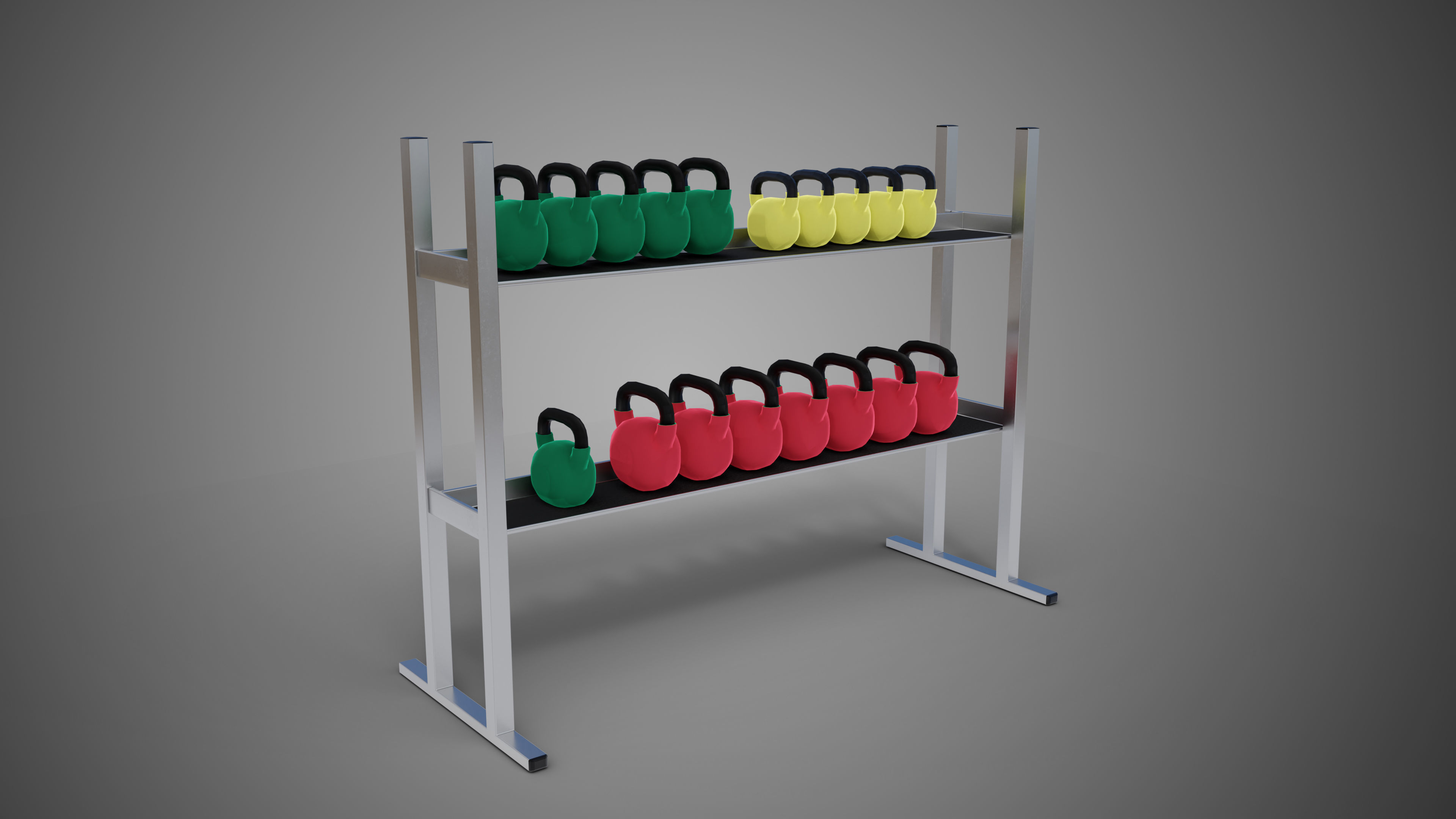 3D model Gym Pack VR / AR / low-poly | CGTrader